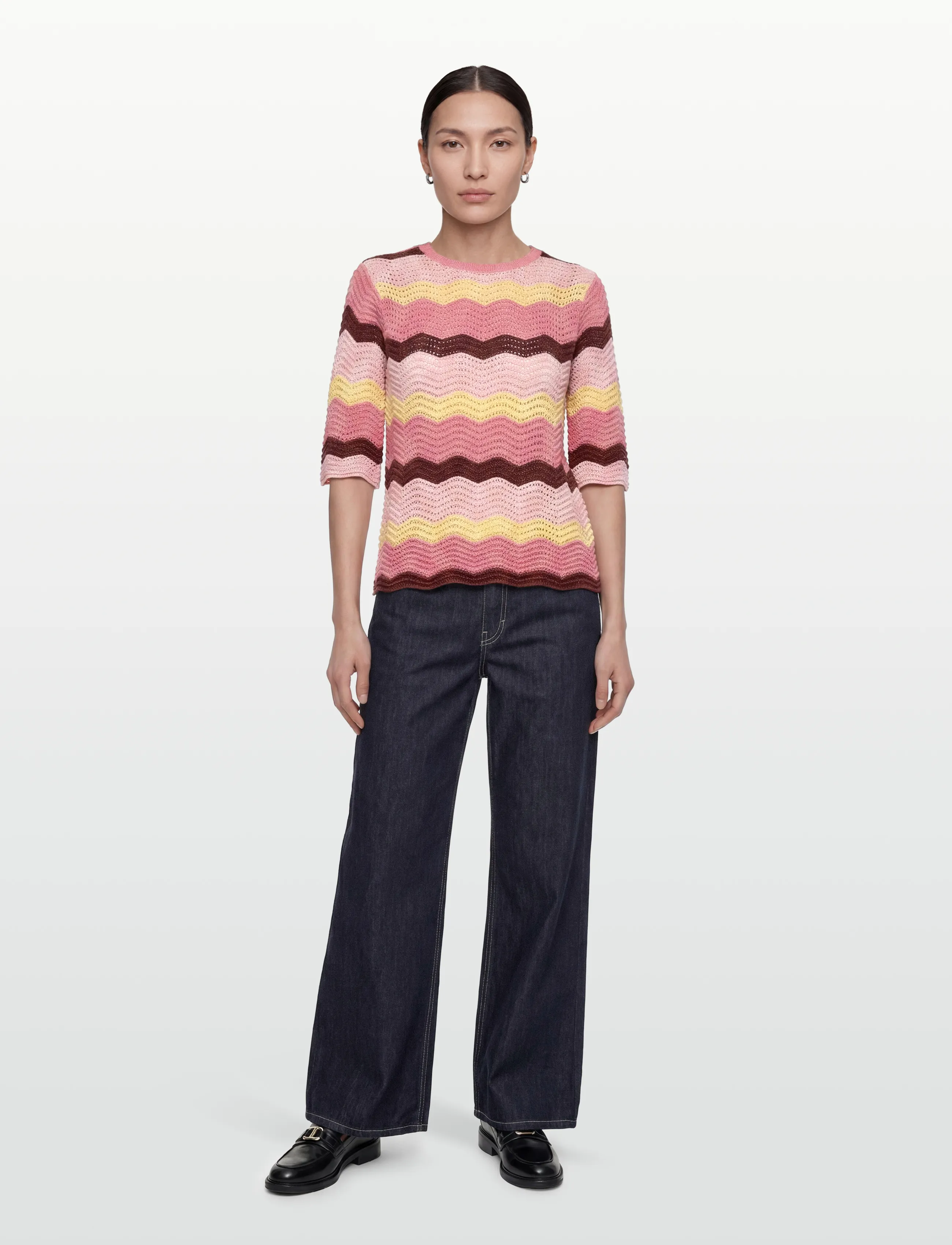 SUNCOO Paris Passao, M, Pink, Strik > Trøjer, Dame
