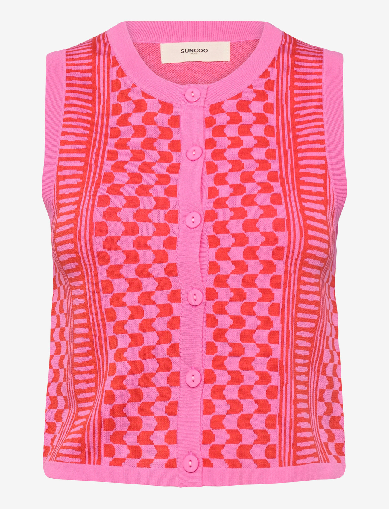 SUNCOO Paris - Gablesi - kootud vestid - rose - 0