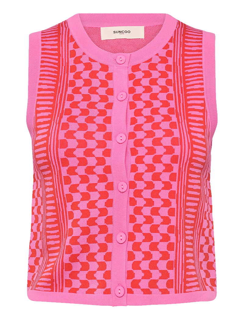 SUNCOO Paris - Gablesi - kootud vestid - rose - 0