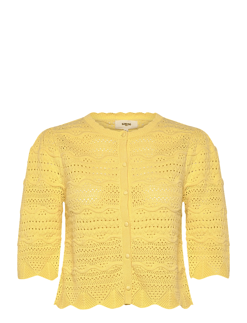 SUNCOO Paris - Ganach - cardigans - jaune - 0
