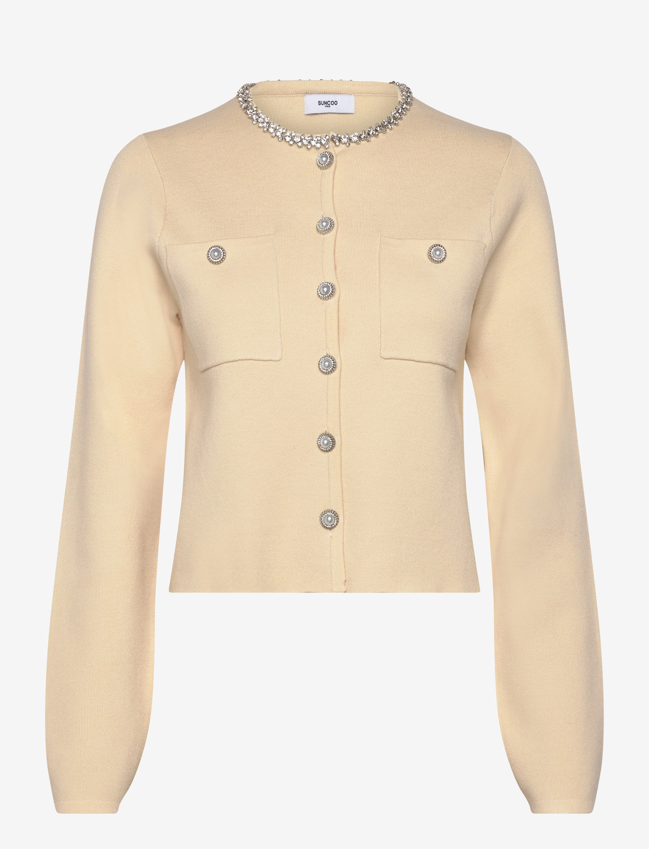 SUNCOO Paris - Gabriel - cardigans - beige - 0