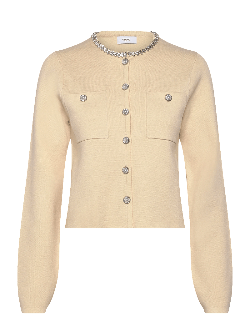 SUNCOO Paris - Gabriel - cardigans - beige - 0