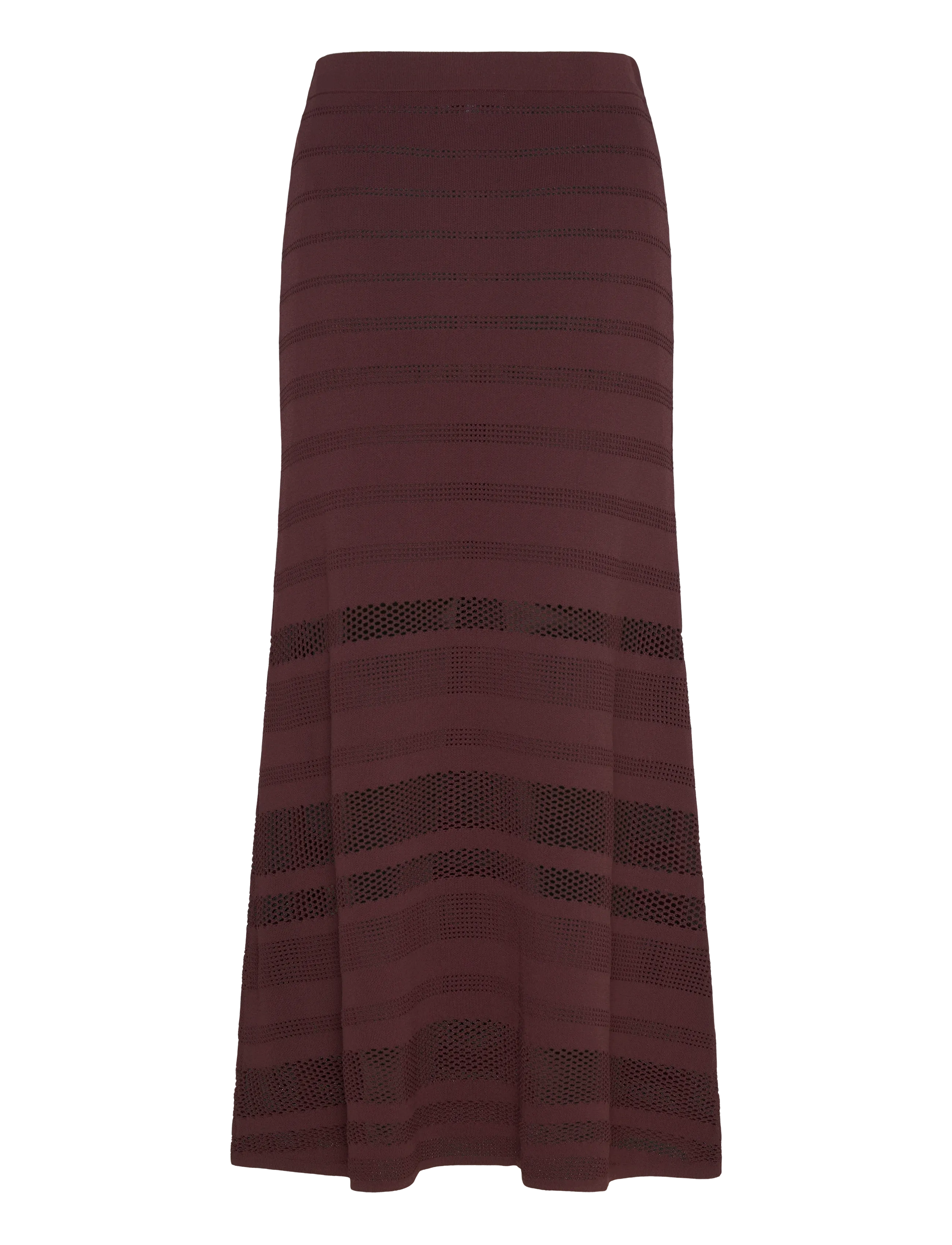 SUNCOO Paris - Fiesta - jupes en maille - choco - 2