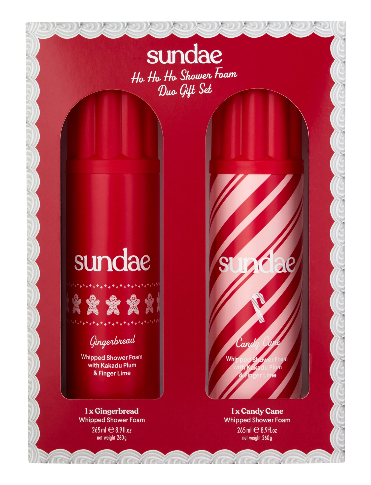 Sundae Body Christmas Box - Gingerbread & Candy Cane Whipped Shower Foam -  - undefined / undefined