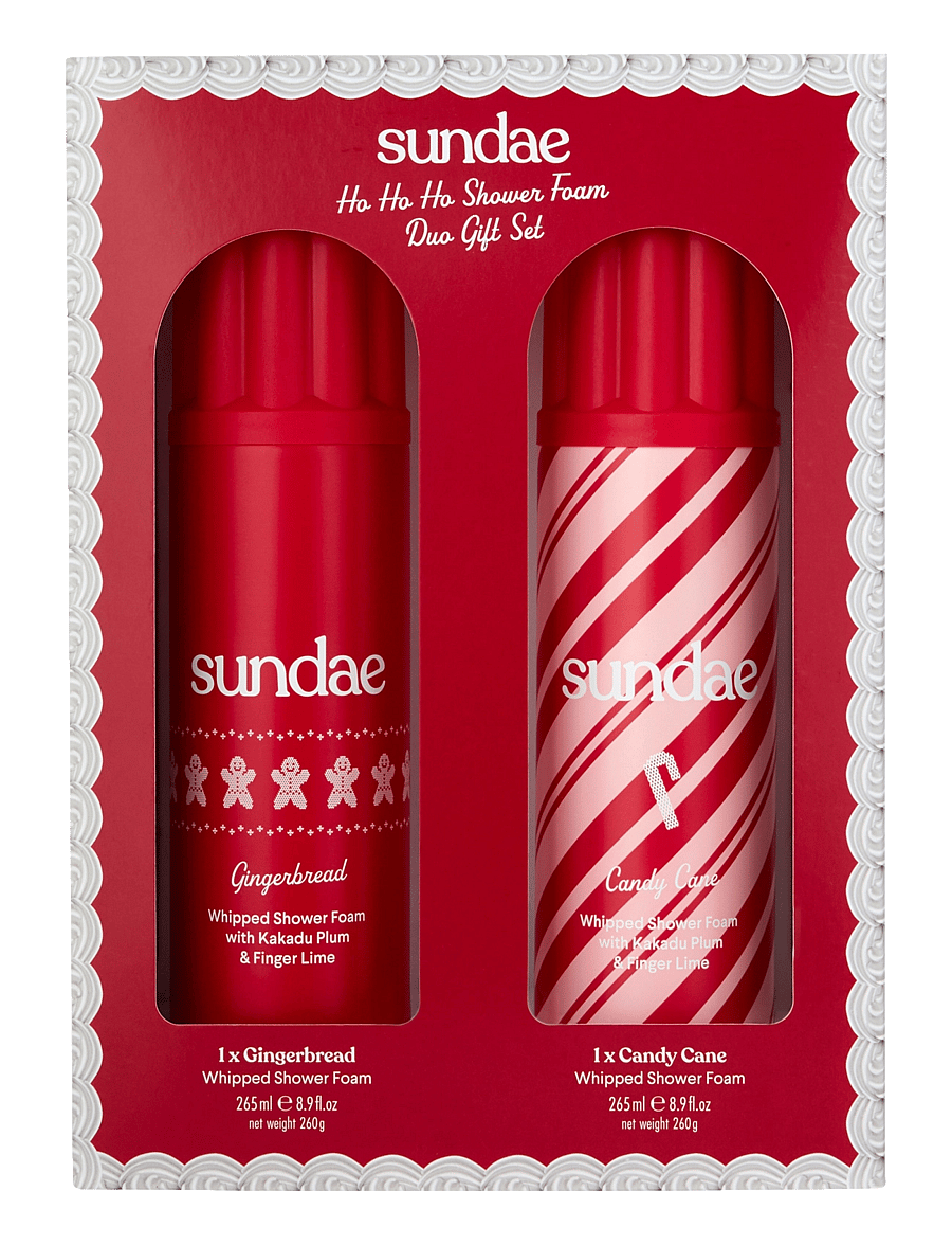 Sundae Body - Christmas Box - Gingerbread & Candy Cane Whipped Shower Foam - duschgel & duscholjor - gingerbread & candy cane whipped shower foam - 1