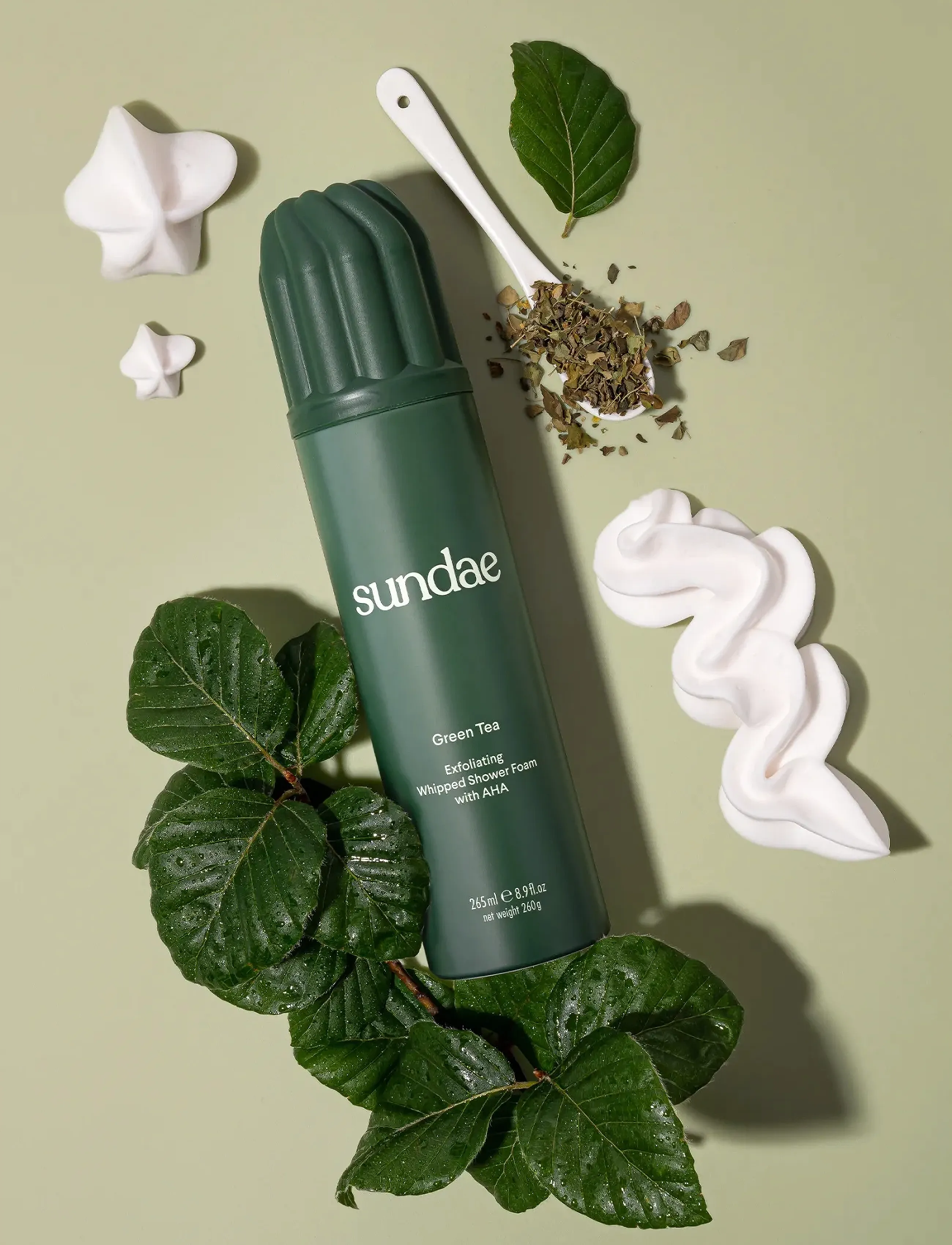 Sundae Body Whipped Shower Foam, 265 ml, Green, Krop > Bad Og Brusebad, Dame