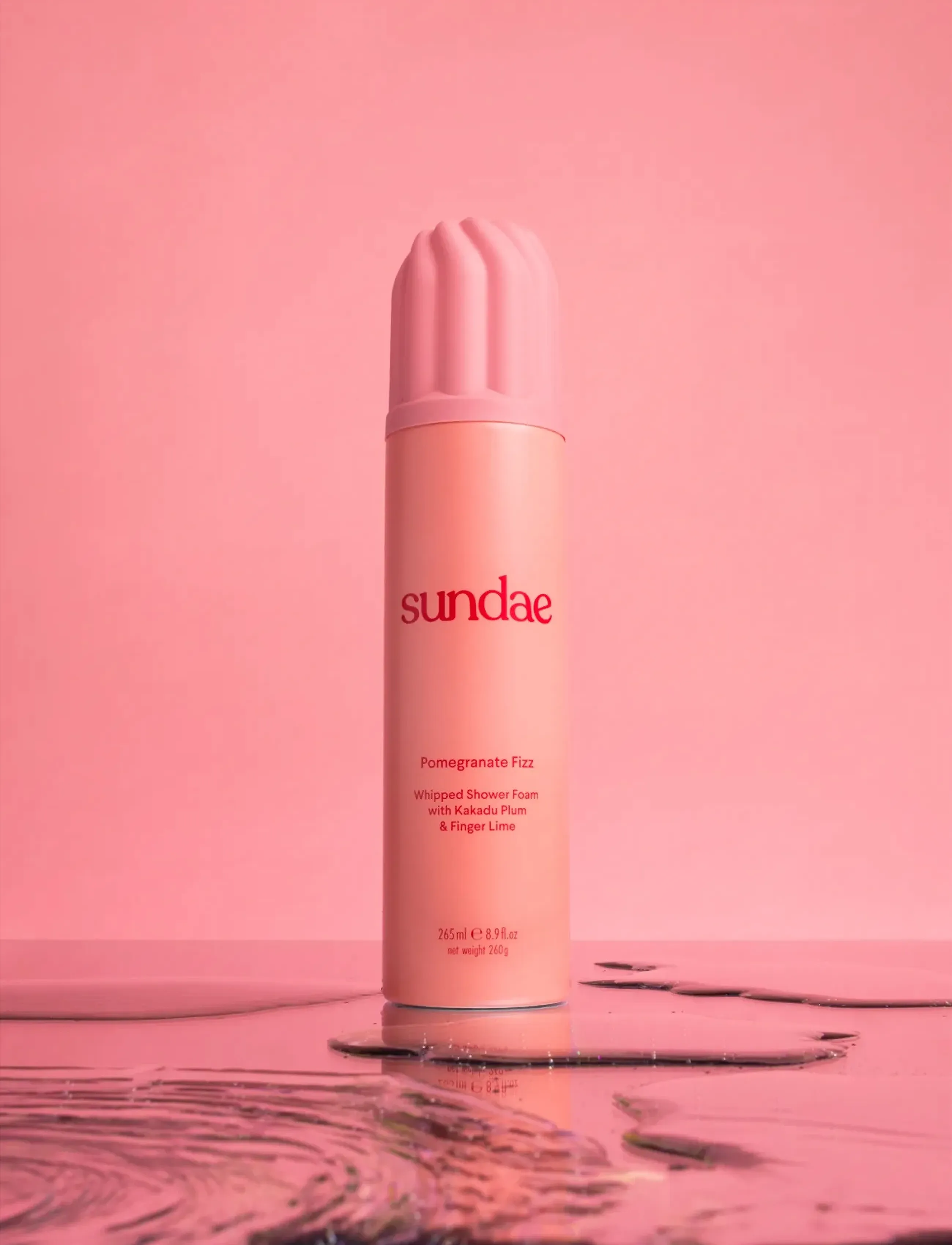 Sundae Body - Pomegranate Fizz Whipped Shower Foam - shower gel & bruseolier - pomegranate - 2