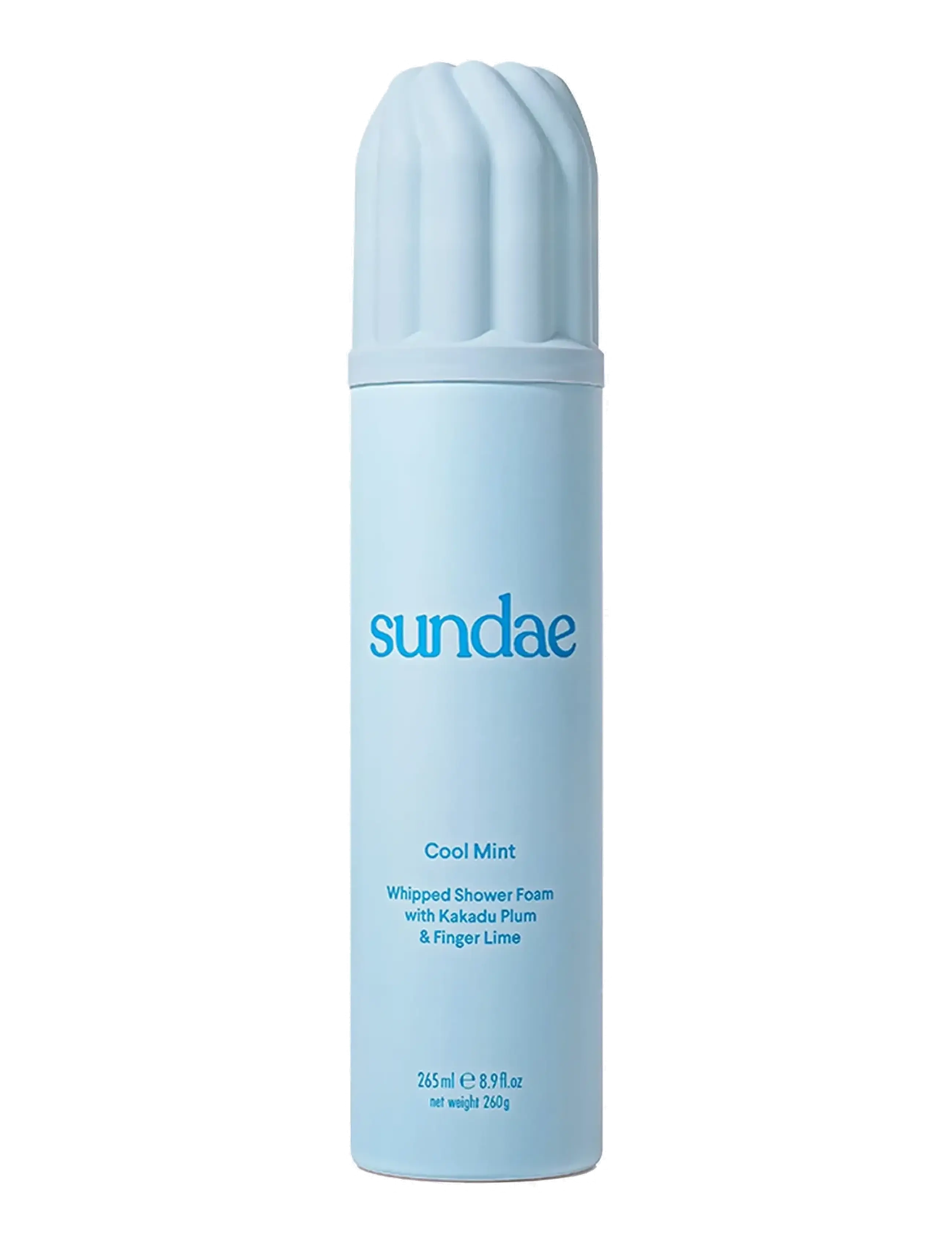 Sundae Body Cool Mint Whipped Shower Foam - Made With Care - COOL MINT / blue