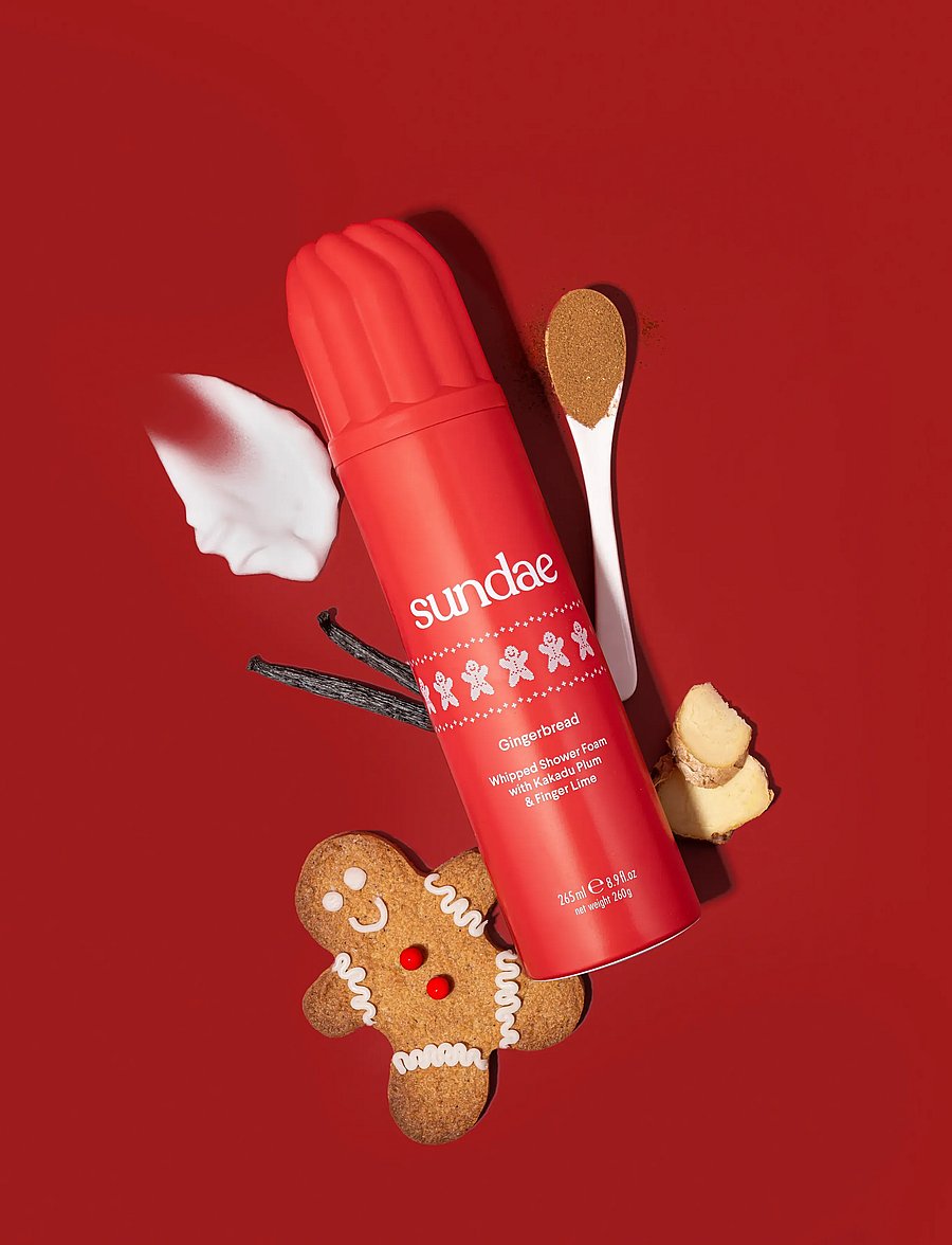 Sundae Body - Whipped Shower Foam - shower gel & bruseolier - gingerbread - 0