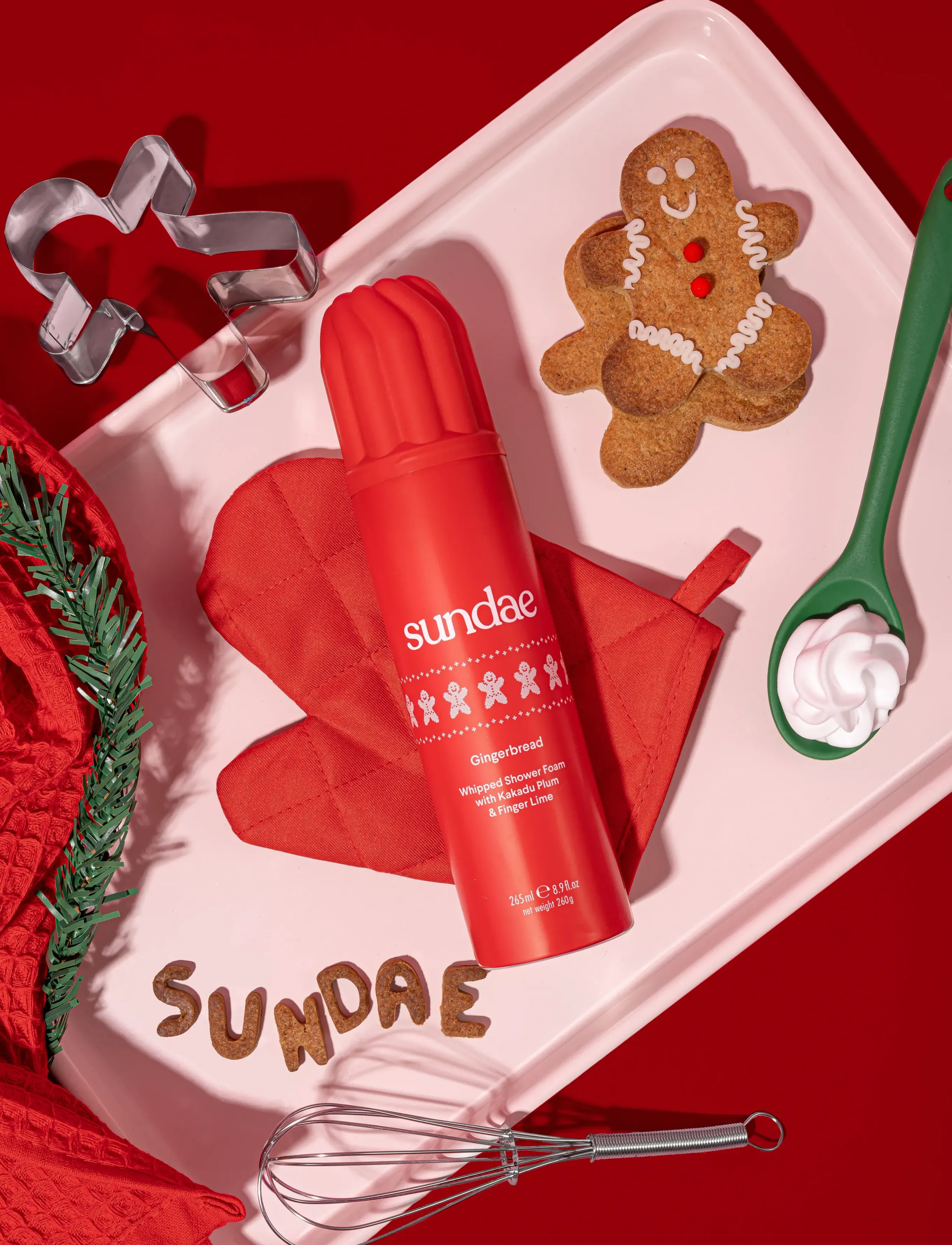 Sundae Body - Whipped Shower Foam - duschgel & duscholjor  - gingerbread - 3