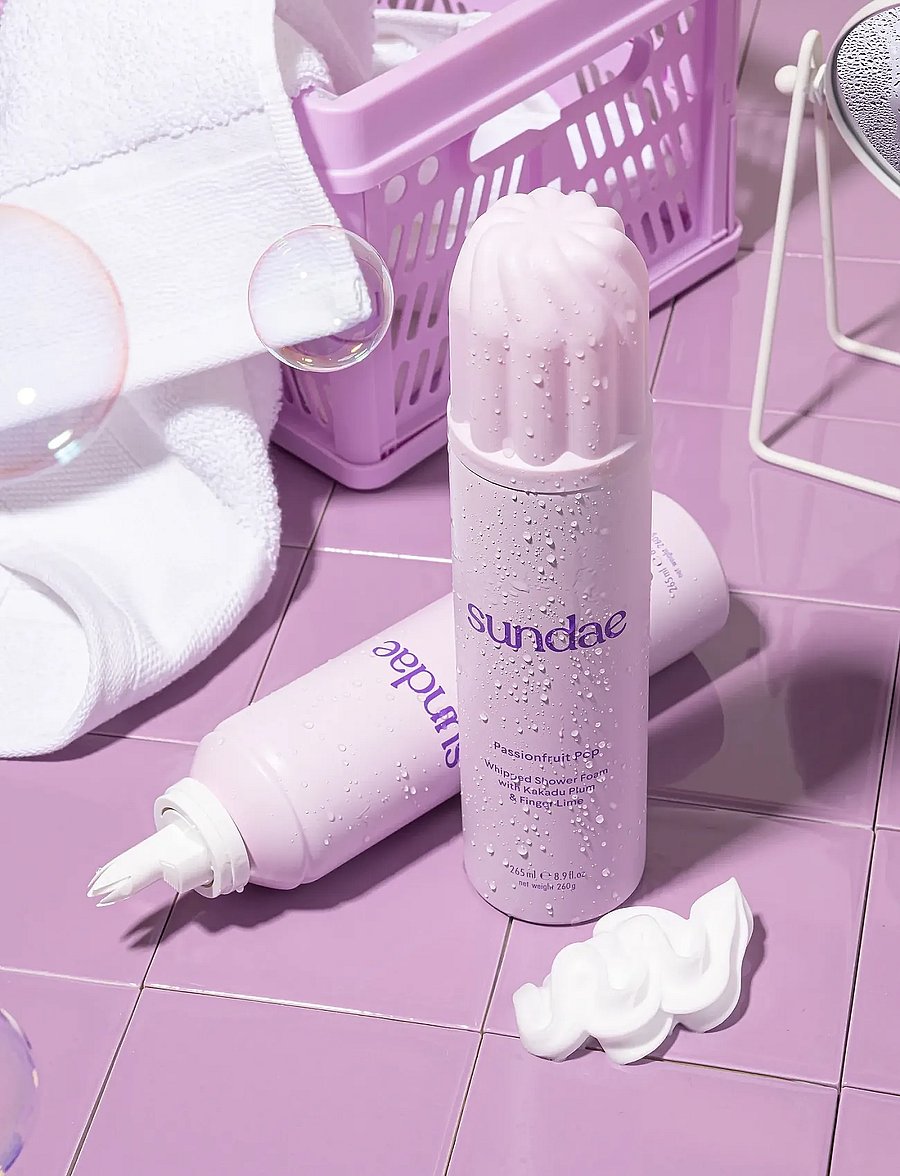 Sundae Body - Whipped Shower Foam - shower gel & bruseolier - passionfruit - 2