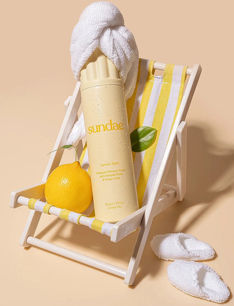 Sundae Body - Whipped Shower Foam - suihkugeelit ja öljyt - lemon zest - 2