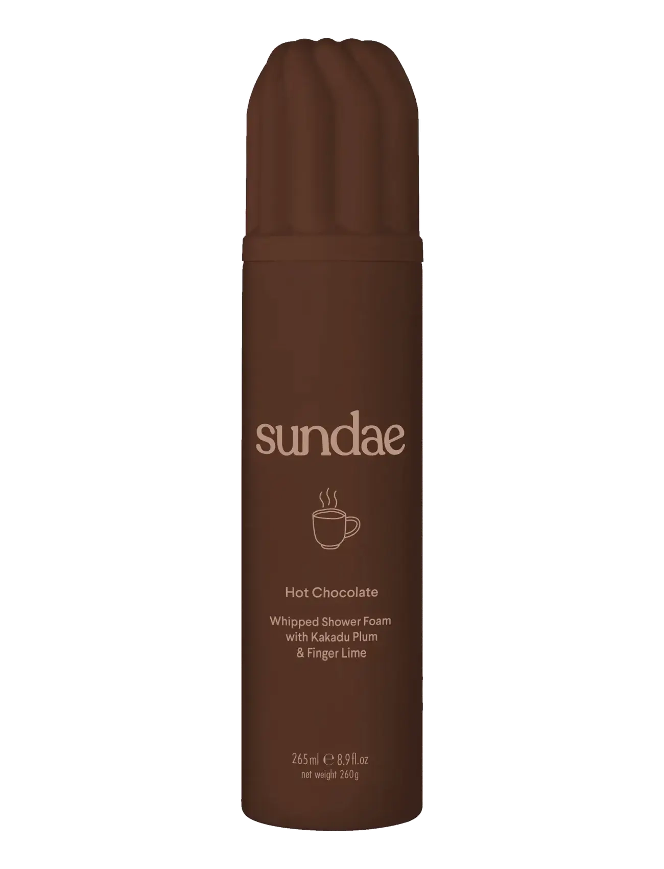 Sundae Body Whipped Shower Foam, Badekar og bruser, Brun, Str: 265 ML