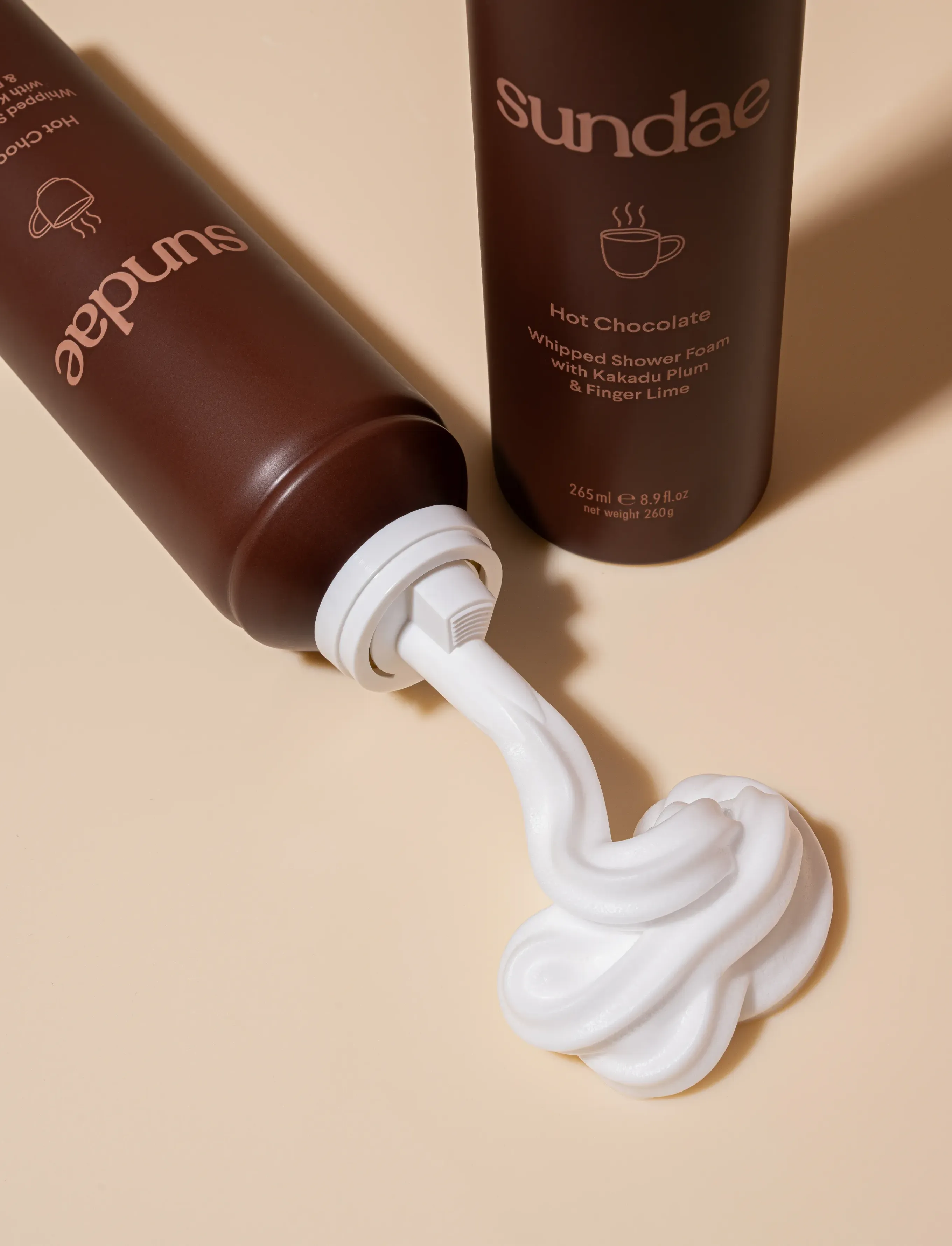 Sundae Body - Whipped Shower Foam - shower gel & bruseolier - chocolate - 2