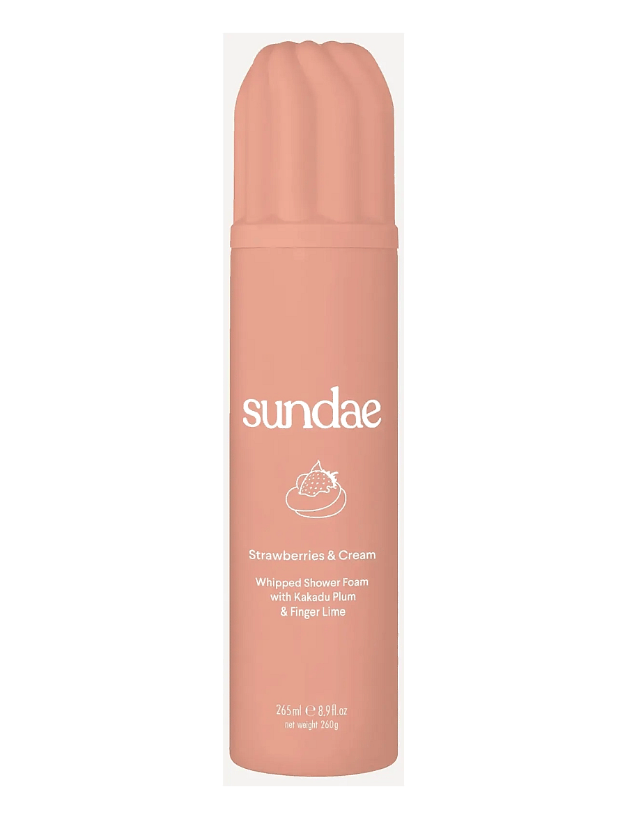 Sundae Body - Strawberries & Cream Whipped Shower Foam - shower gel & bruseolier - strawberry & cream - 1