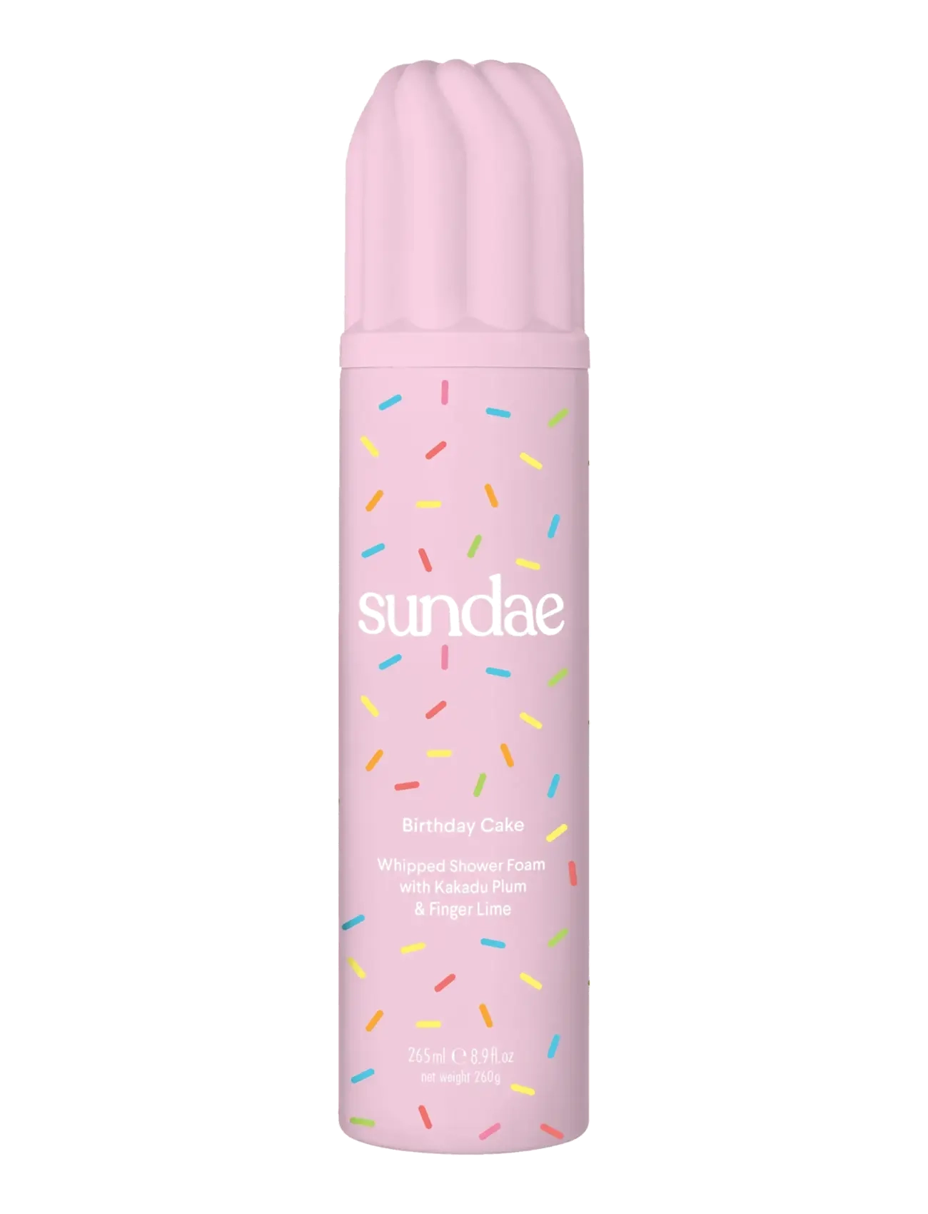 Sundae Body Whipped Shower Foam - Hudpleje - BIRTHDAY CAKE / pink/rose