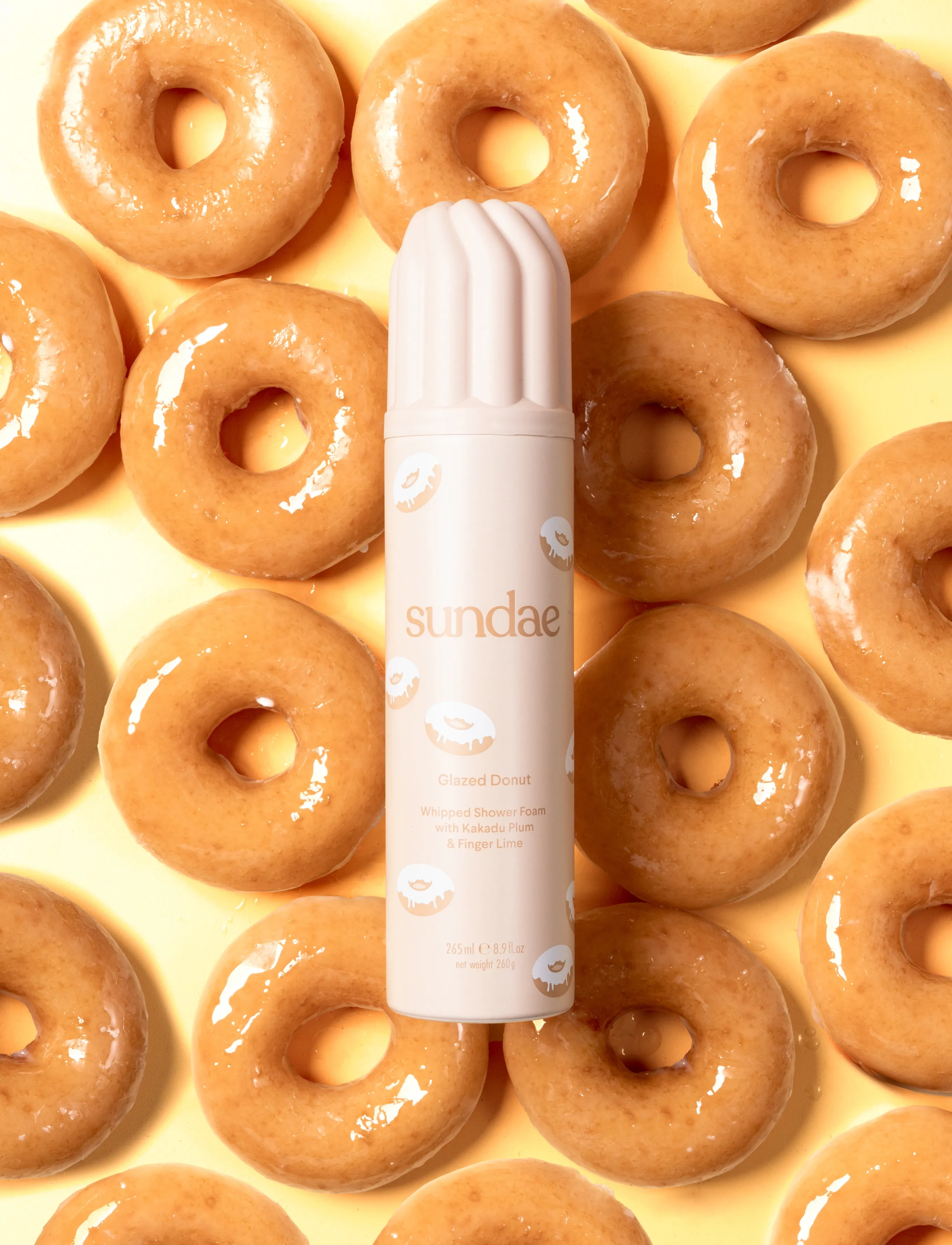 Sundae Body - Glazed Donut - Whipped Shower Foam - duschgel & duscholjor  - glazed donut - 2