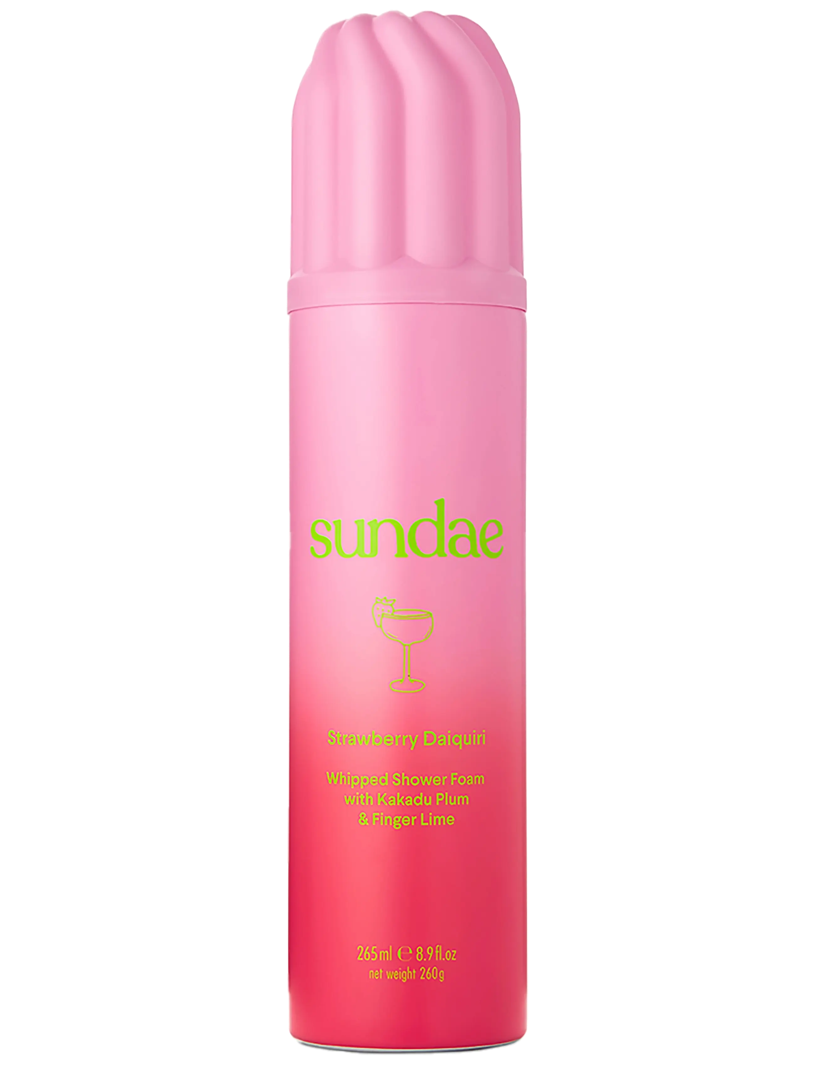 Sundae Body Strawberry Daiquiri Whipped Shower Foam, Badekar og bruser, Pink, Str: 265 ML