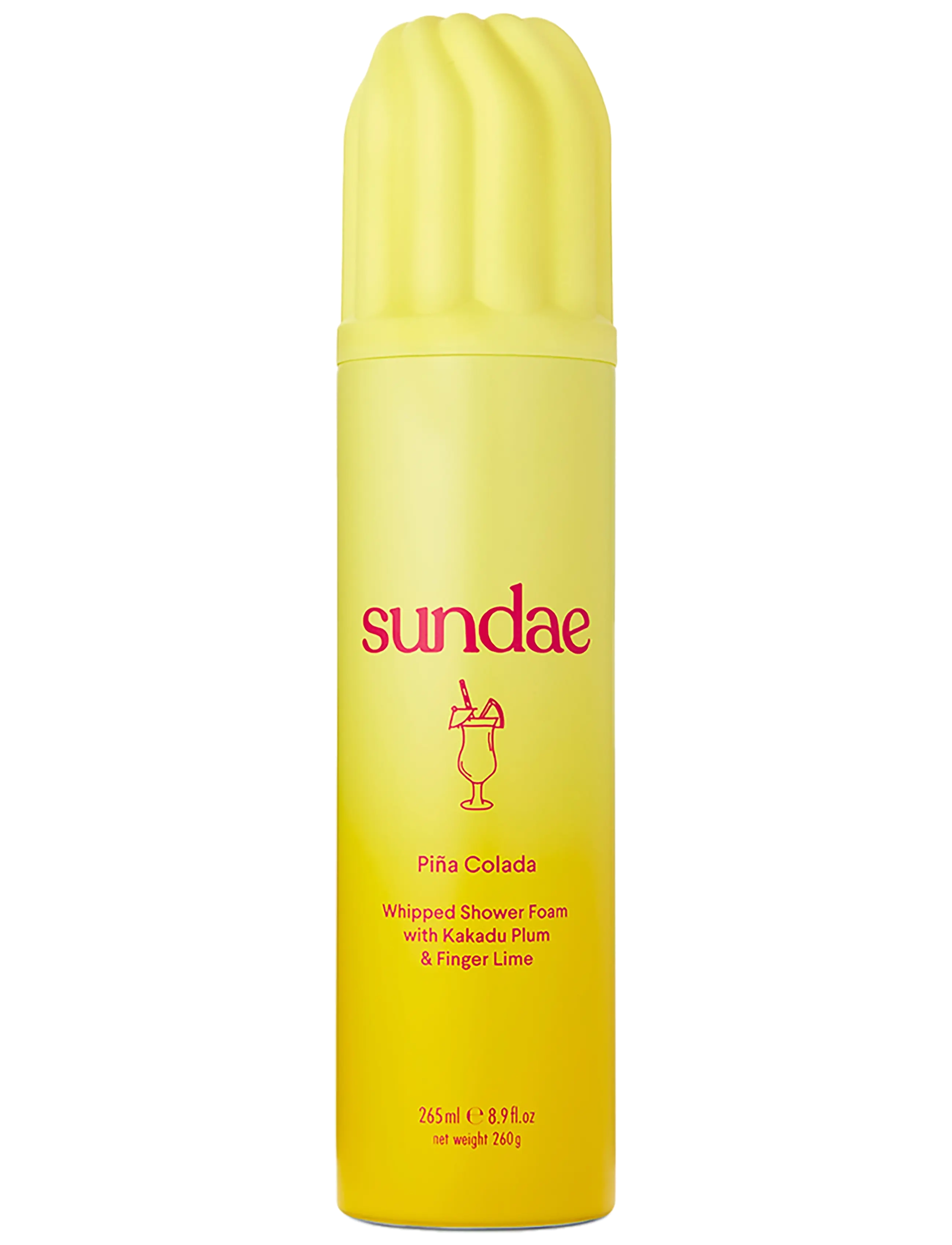 Sundae Body Whipped Shower Foam, Badekar og bruser, Gul, Str: 265 ML