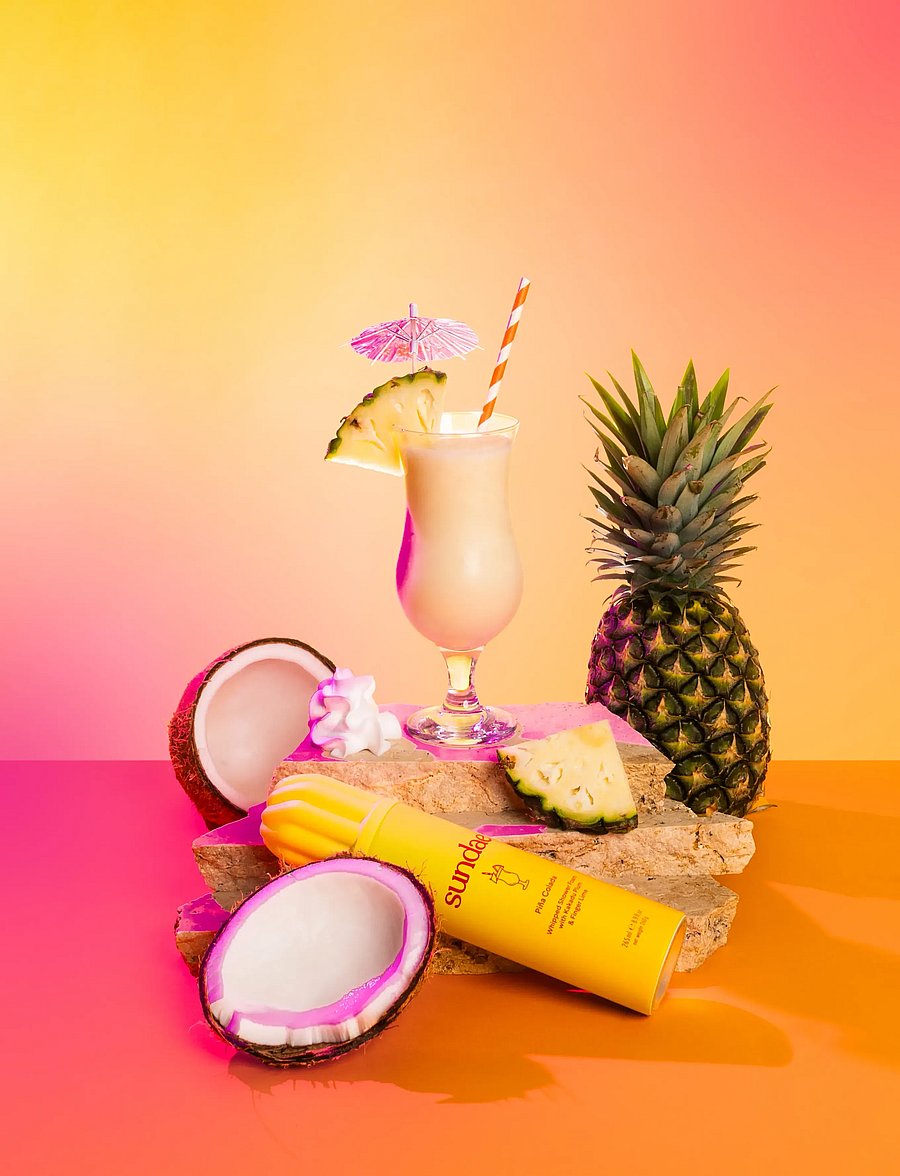 Sundae Body - Whipped Shower Foam - shower gel & bruseolier - pina colada - 3