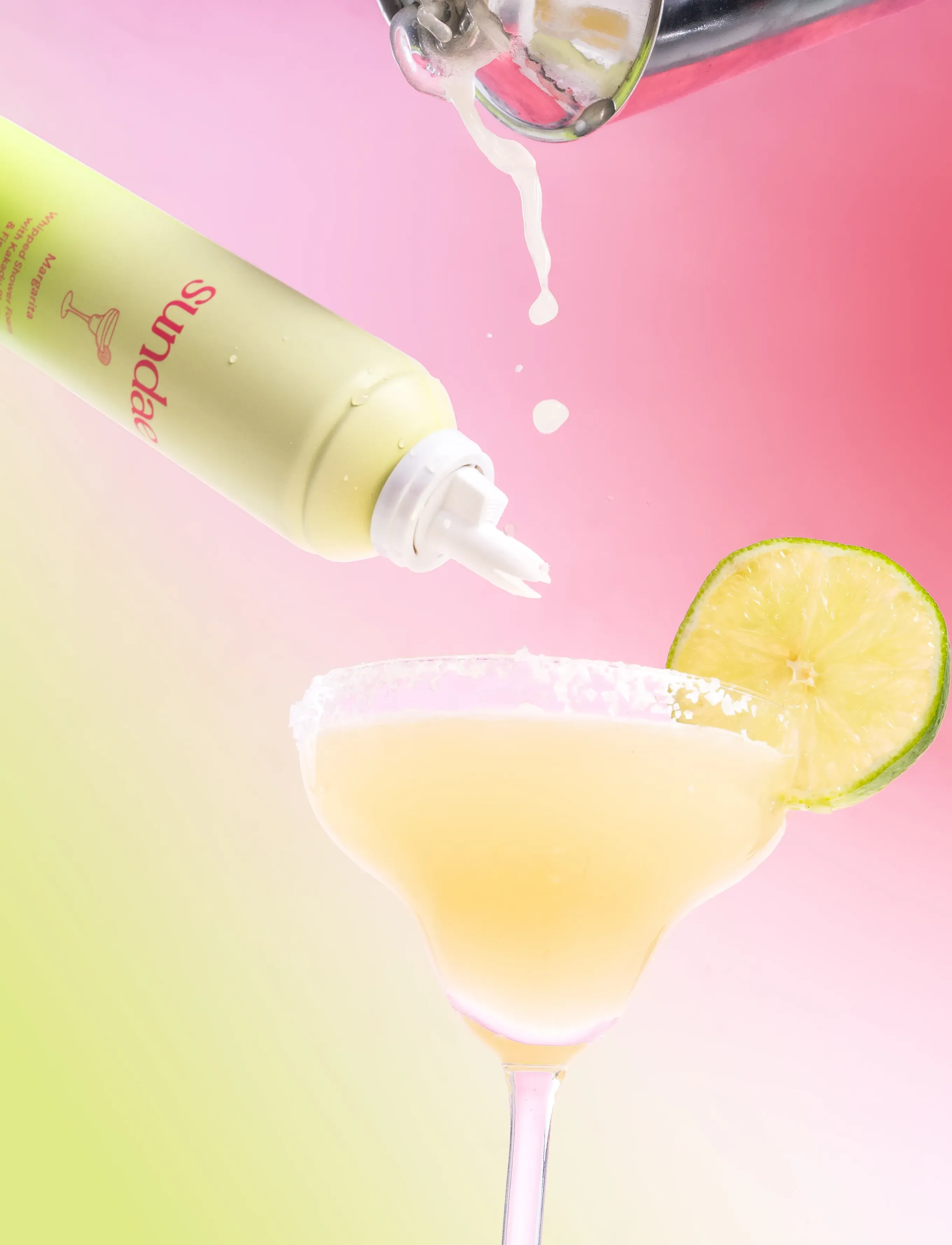 Sundae Body - Whipped Shower Foam - shower gel & bruseolier - margarita - 2
