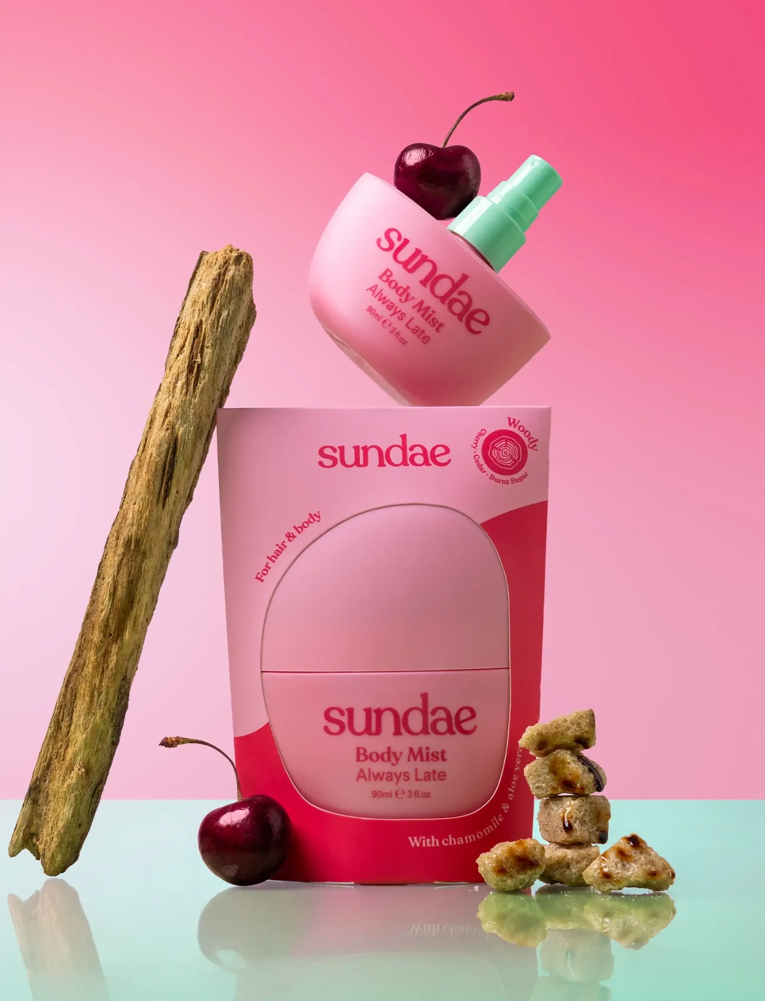 Sundae Body - Body Mist - parfym - always late - 3