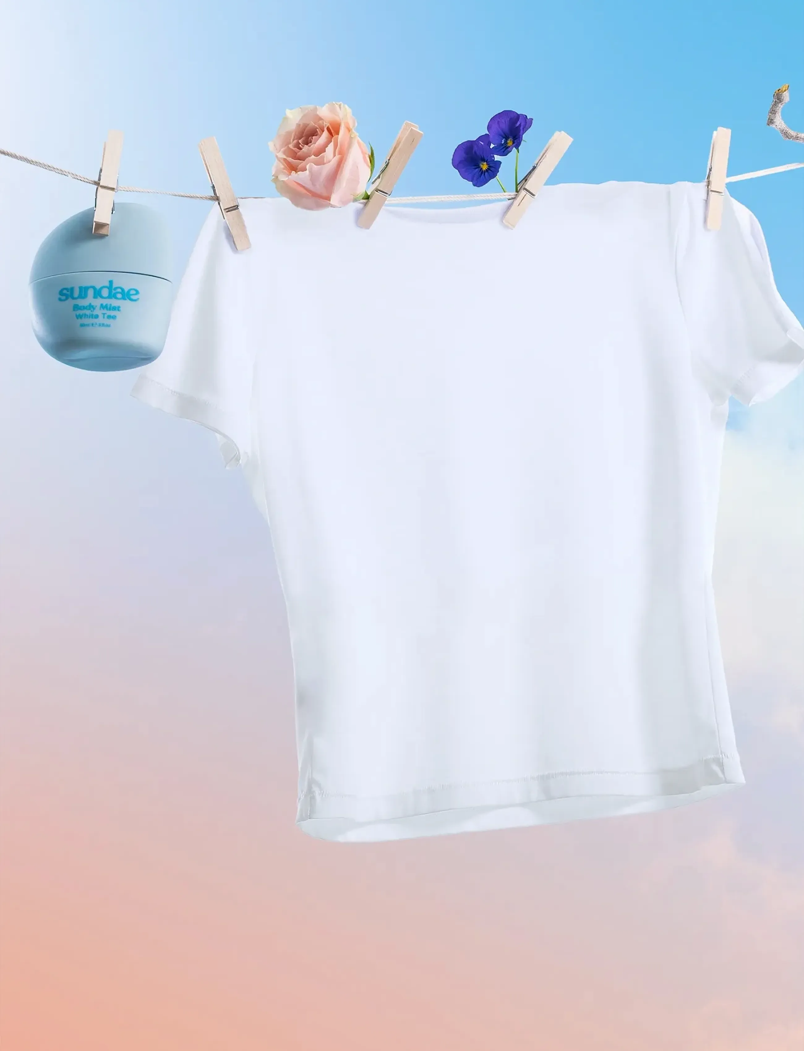 Sundae Body - Body Mist - till henne  - white tee - 2