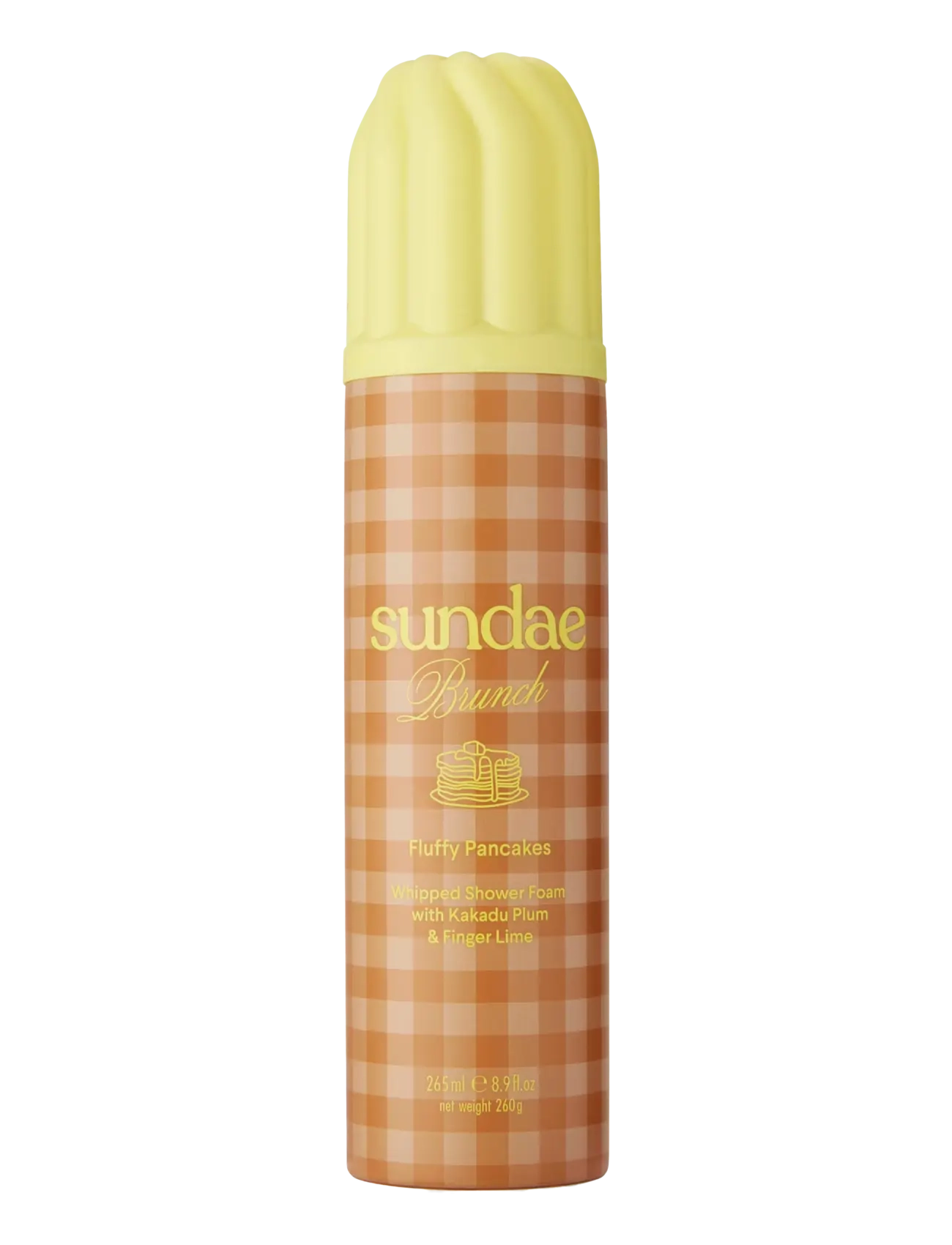 Sundae Body Fluffy Pancakes Whipped Shower Foam, Badekar og bruser, Brun, Str: 265 ML