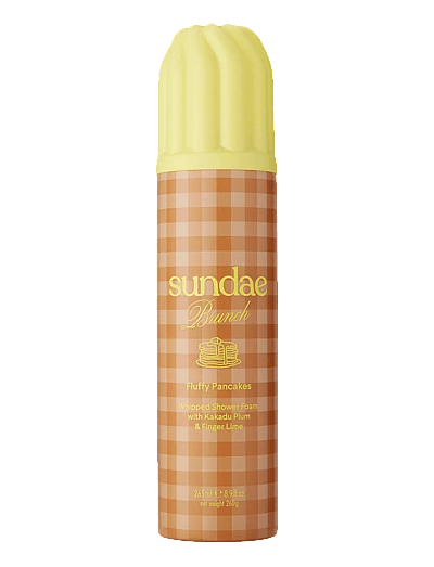 Sundae Body Fluffy Pancakes Whipped Shower Foam - Kroppsvård - PANCAKES / brown