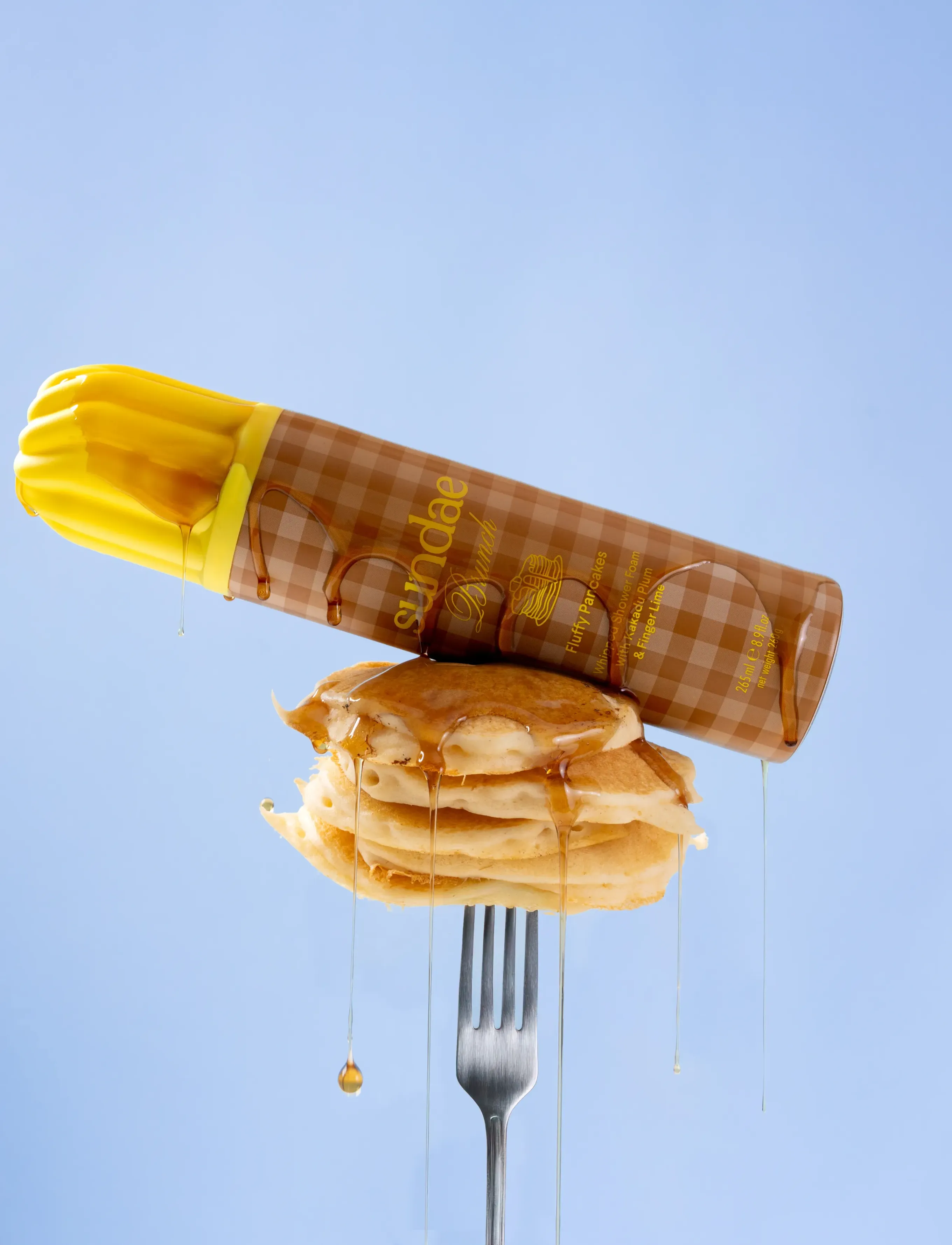 Sundae Body - Fluffy Pancakes Whipped Shower Foam - duschgel & duscholjor  - pancakes - 2