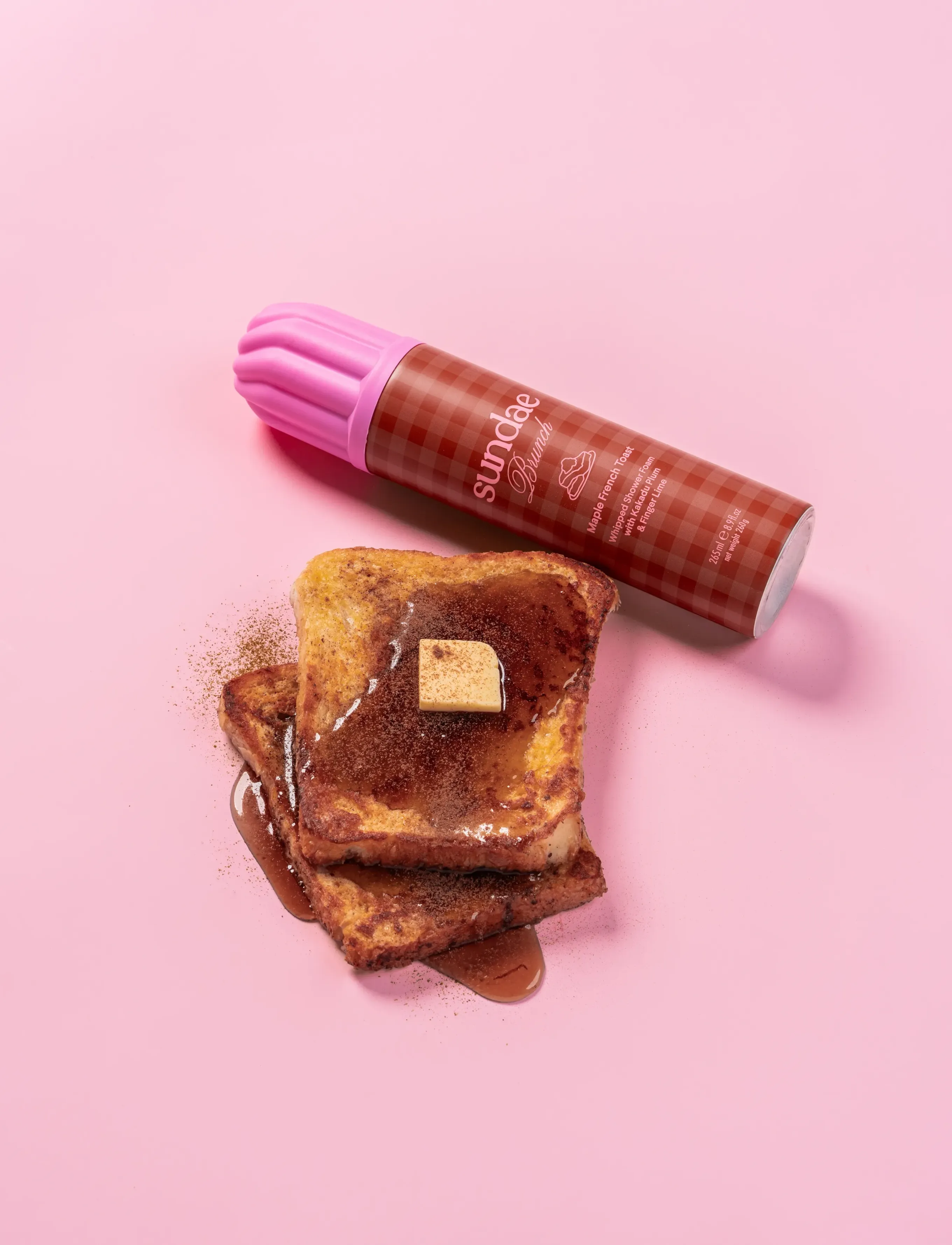 Sundae Body - Maple French Toast Whipped Shower Foam - shower gel & bruseolier - toast - 2