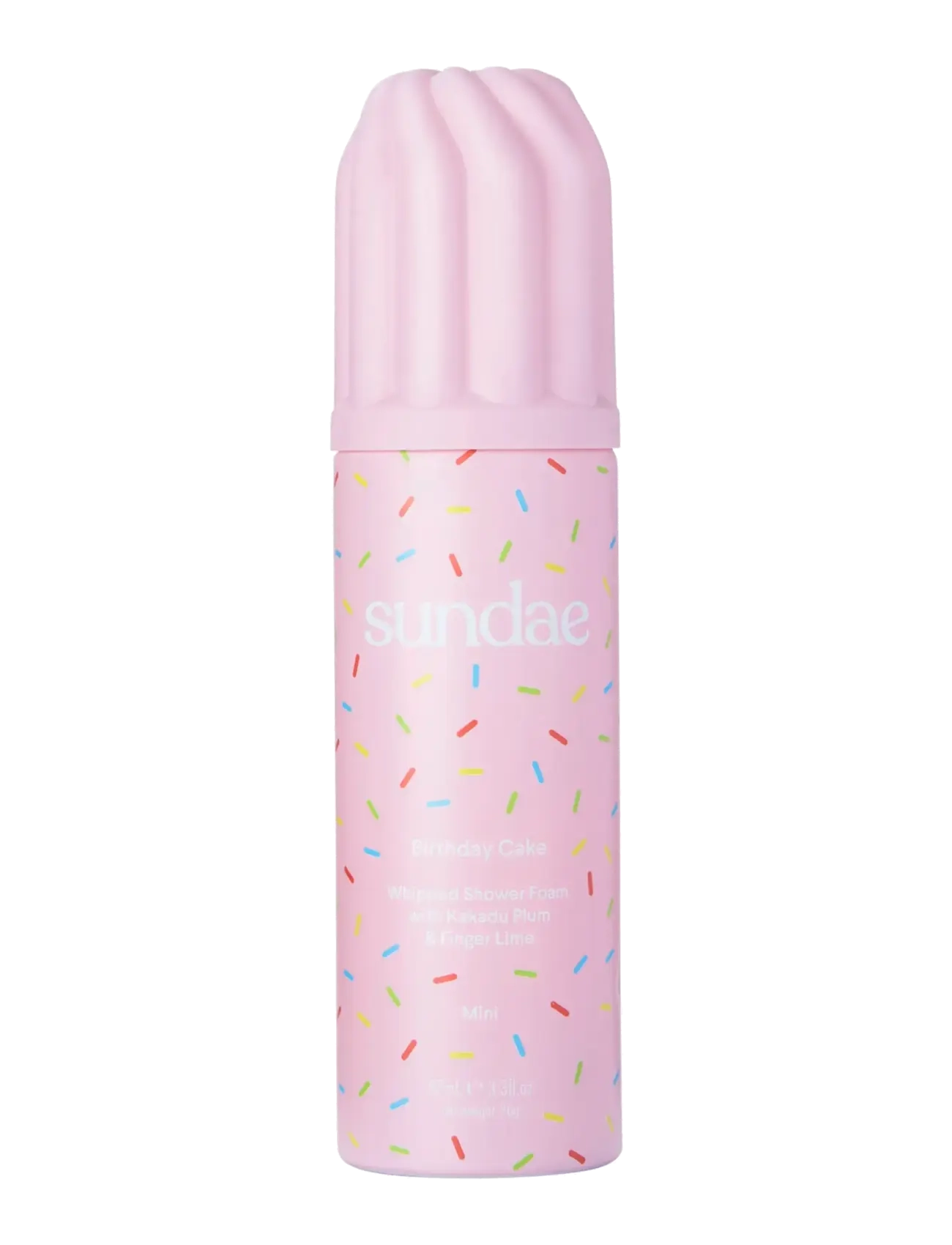 Sundae Body MINI - Birthday Cake - Whipped Shower Foam - Hudpleje - BIRTHDAY CAKE / pink/rose