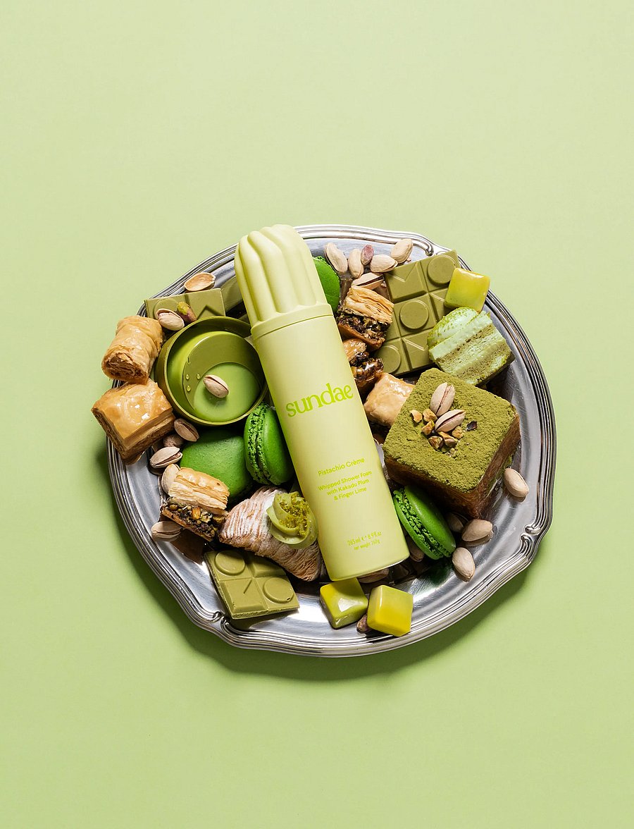 Sundae Body - Pistachio Crème - Whipped Shower Foam - suihkugeelit ja öljyt - pistachio crÈme - 0
