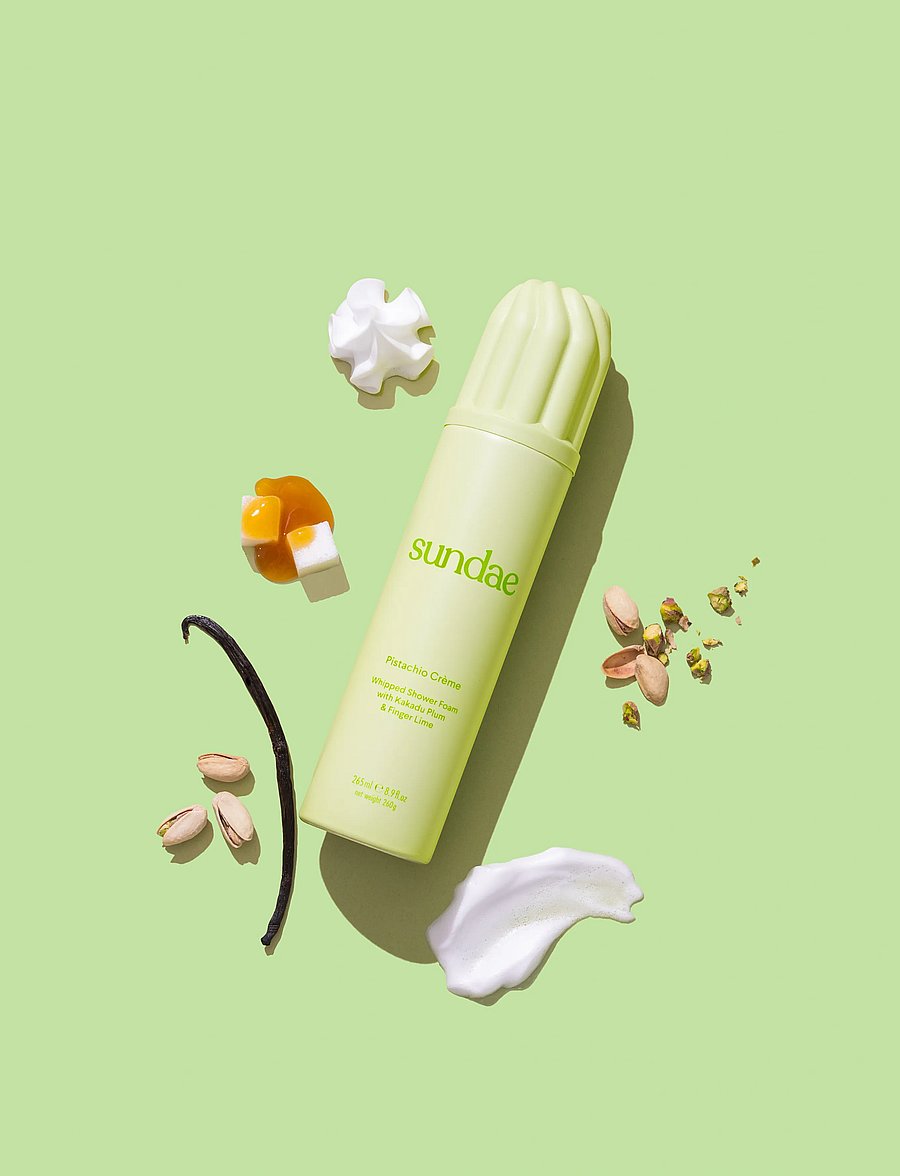 Sundae Body - Pistachio Crème - Whipped Shower Foam - suihkugeelit ja öljyt - pistachio crÈme - 2