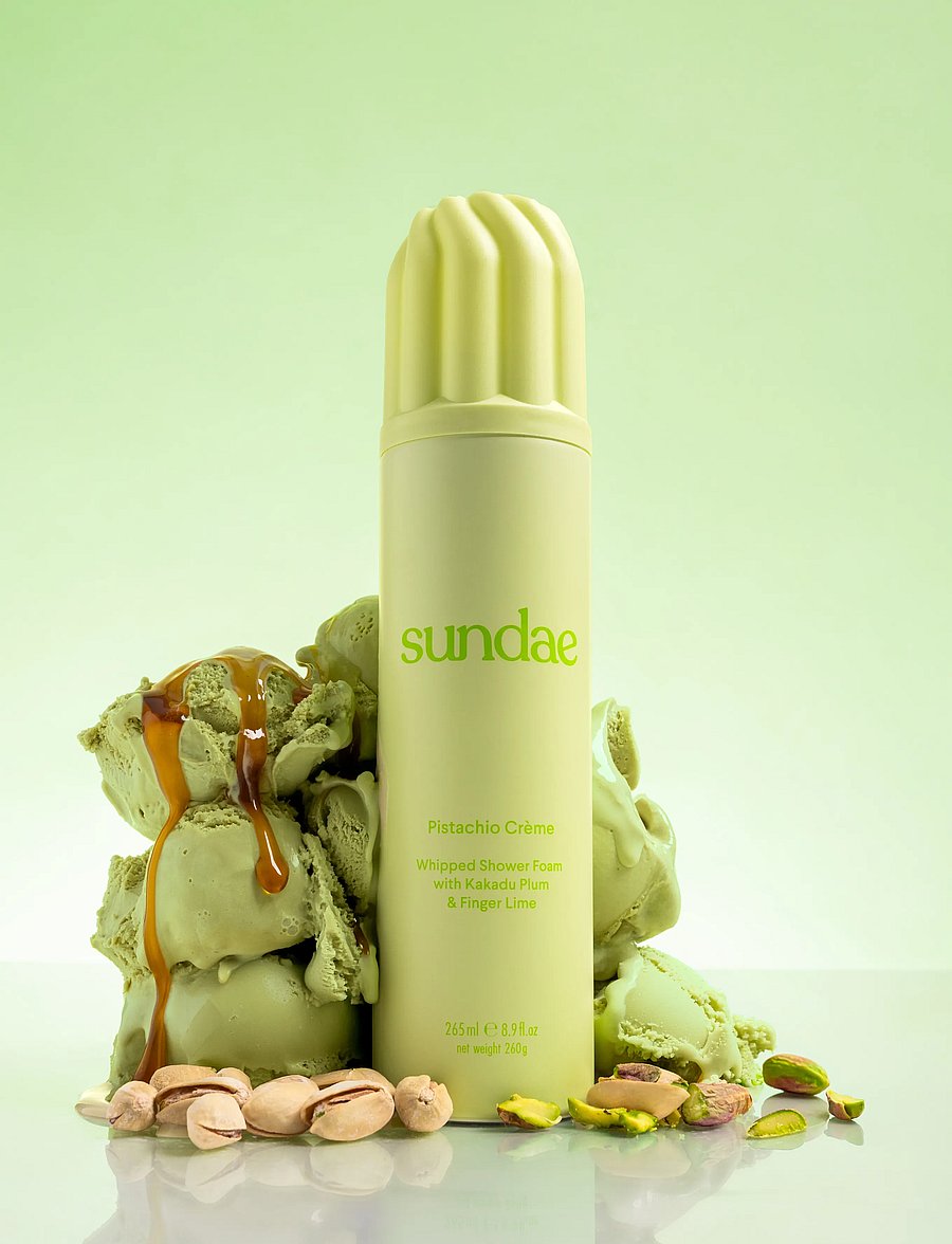 Sundae Body - Pistachio Crème - Whipped Shower Foam - suihkugeelit ja öljyt - pistachio crÈme - 3