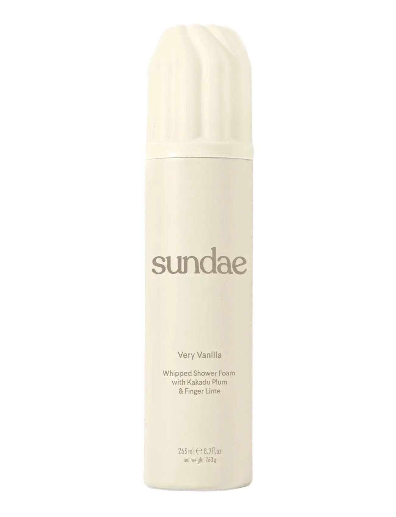 Sundae Body Very Vanilla Whipped Shower Foam, Badekar og bruser, Creme, Str: 265 ML