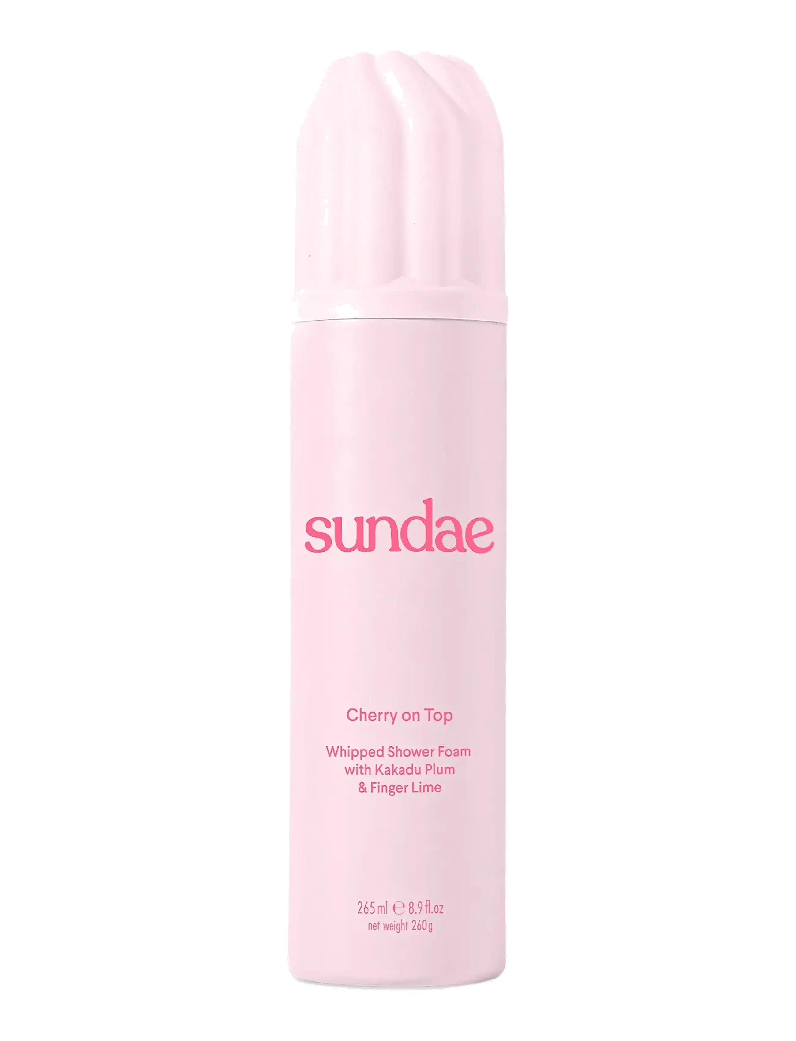 Sundae Body Cherry On Top Whipped Shower Foam, Badekar og bruser, Pink, Str: 265 ML