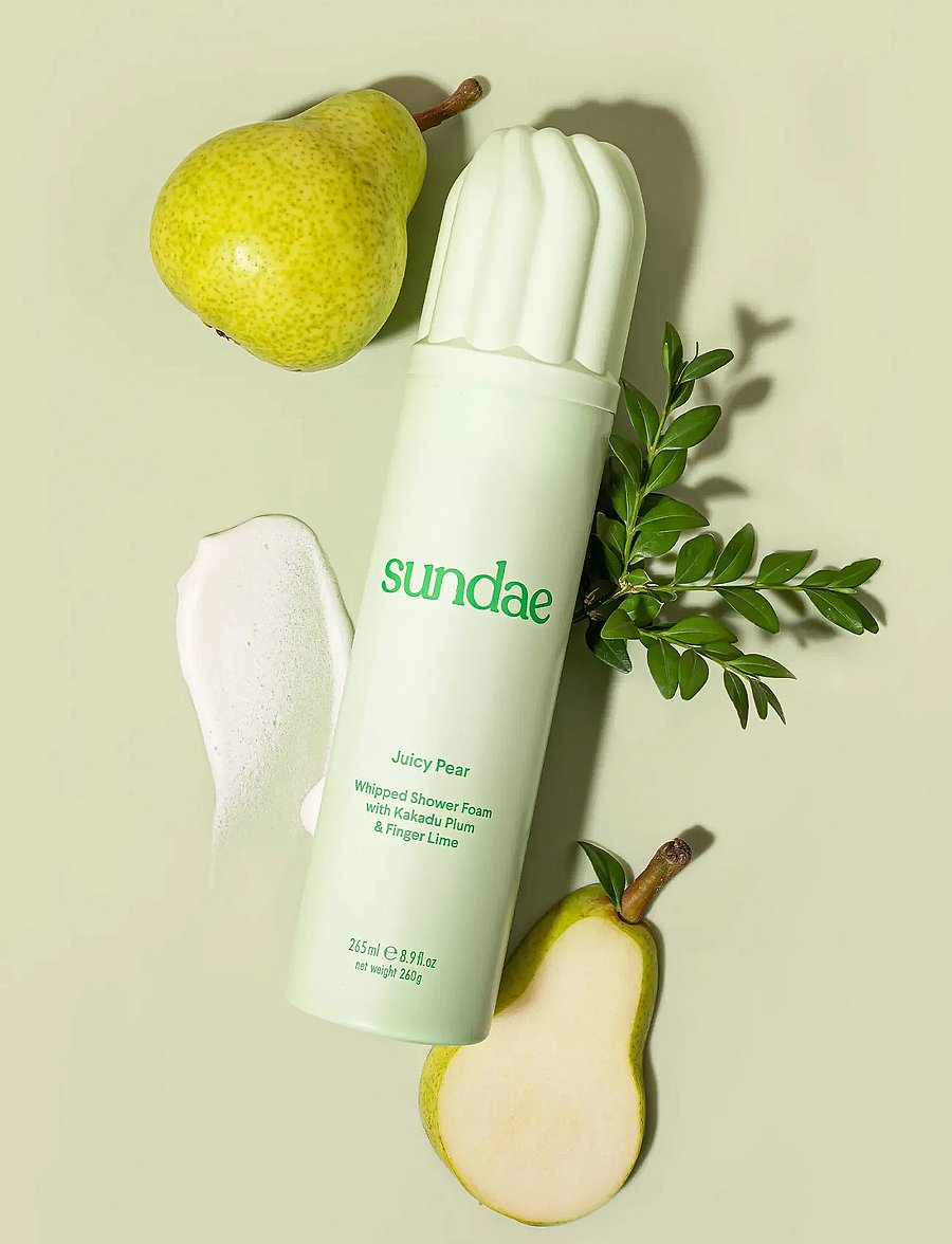 Sundae Body - Juicy Pear Whipped Shower Foam - shower gel & bruseolier - pear - 0