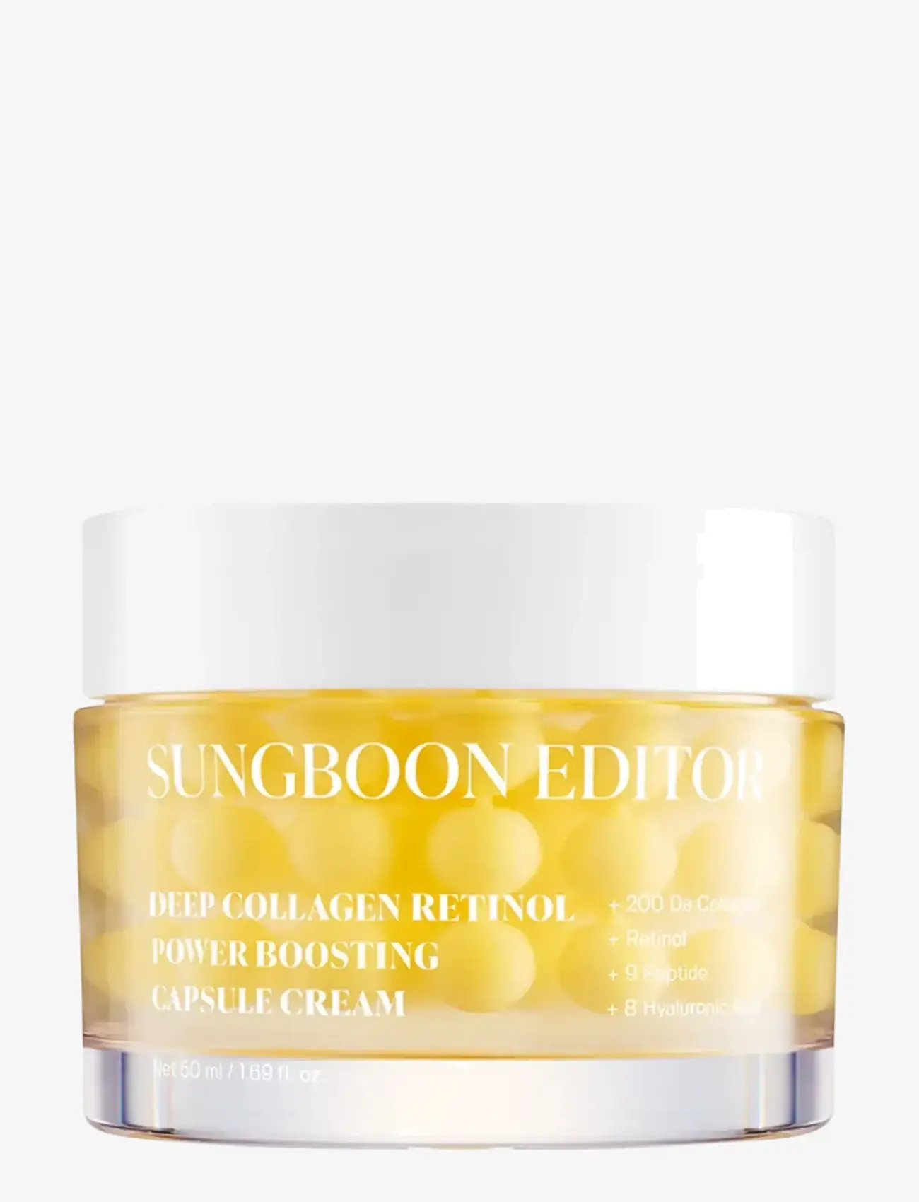 Sungboon Editor - Deep Collagen Retinol Power Boosting Capsule Cream - fuktkrämer - clear - 1