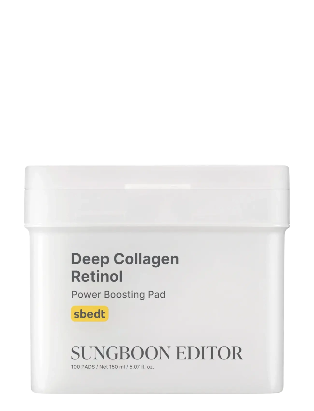 Sungboon Editor Deep Collagen Retinol Power Boosting Pad, Tonerpude, Nude, Str: 150 ML