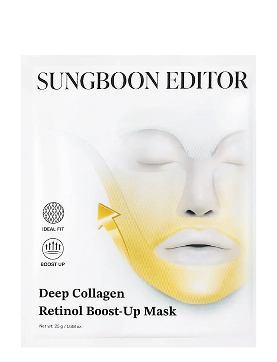 Sungboon Editor - Deep Collagen Retinol Boost Up Mask - lehtmaskid - clear - 1