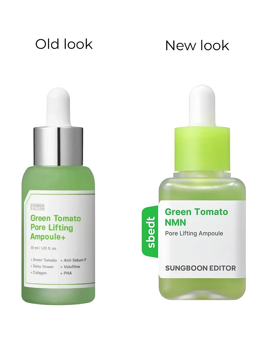 Sungboon Editor - Green Tomato NMN Pore Minimizing Ampoule - serum - clear - 3