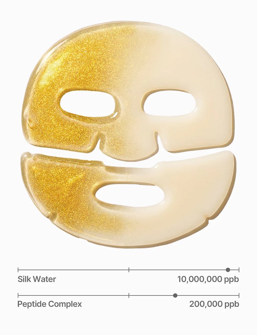Sungboon Editor - Silk Peptide EGF Intensive Gold Mask - sheet masks - clear - 3