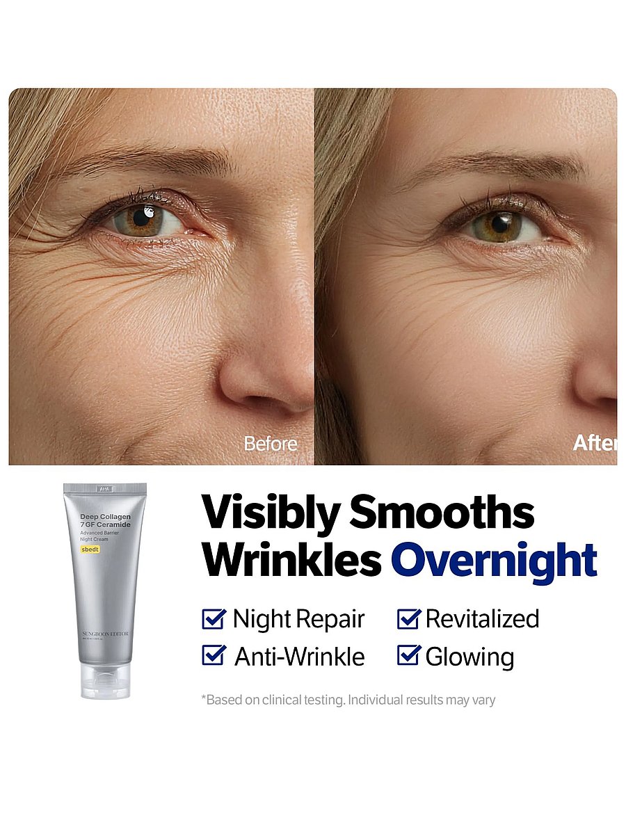 Sungboon Editor - 7 GF Ceramide Advanced Barrier Night Cream - clear - 0