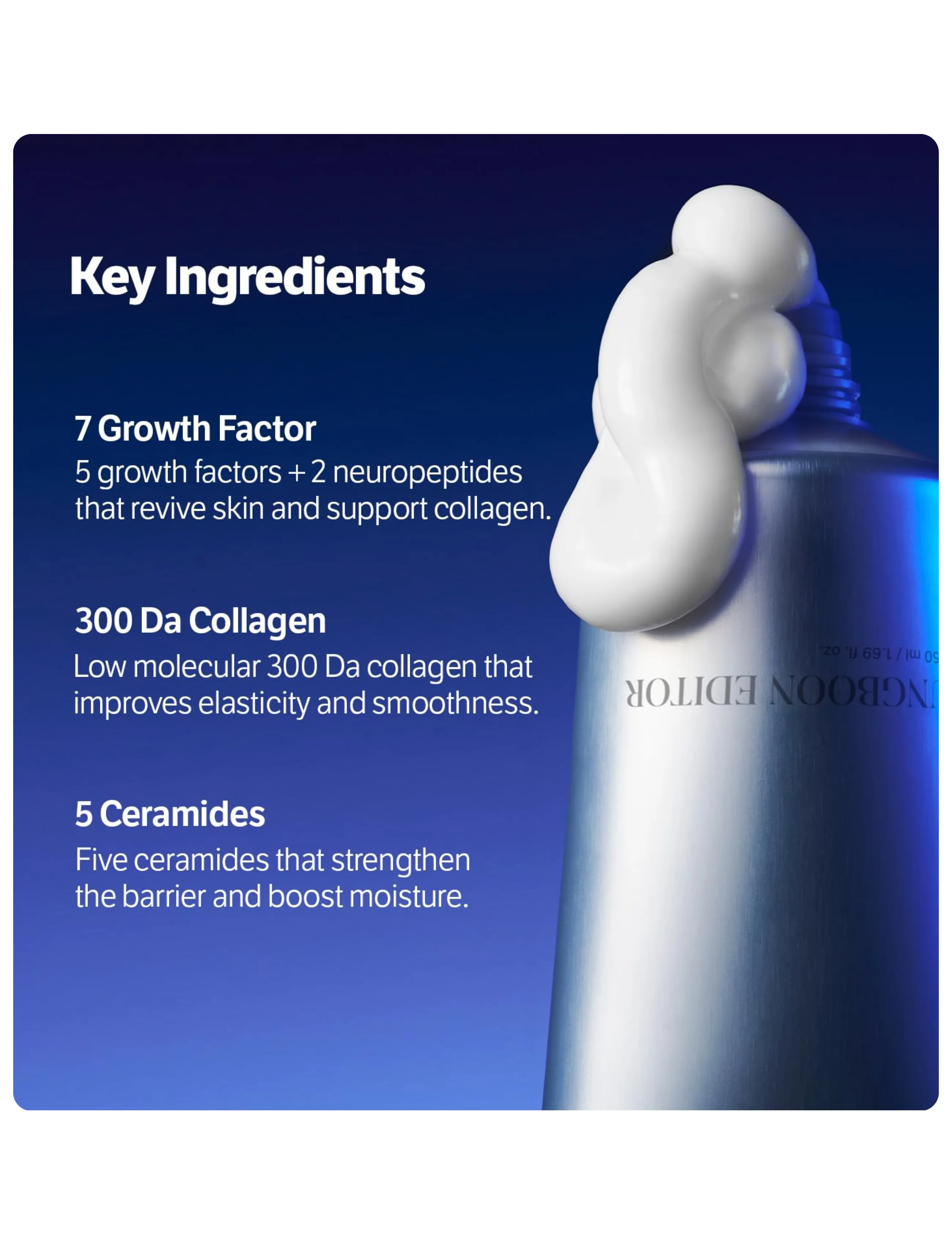 Sungboon Editor - 7 GF Ceramide Advanced Barrier Night Cream - clear - 5