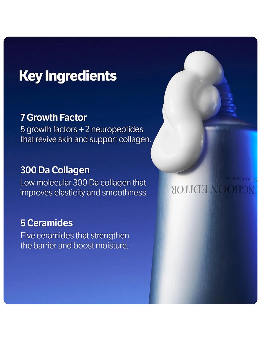 Sungboon Editor - 7 GF Ceramide Advanced Barrier Night Cream - clear - 5