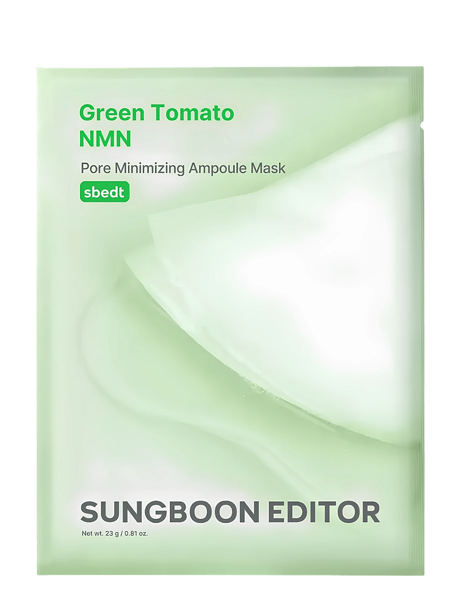 Sungboon Editor - Green Tomato NMN Pore Minimizing Ampoule Mask - lehtmaskid - clear - 1