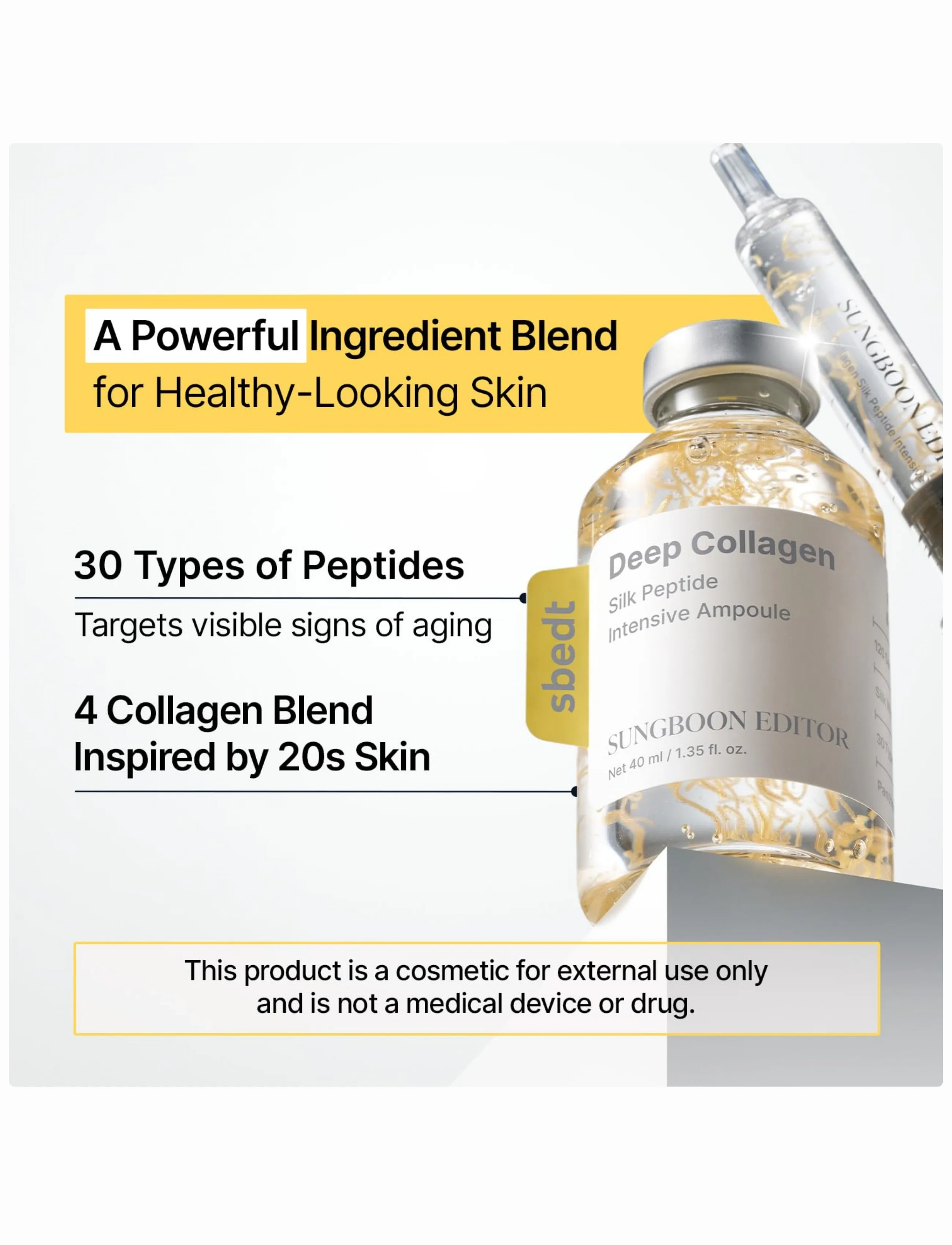 Sungboon Editor - Deep Collagen Silk Peptide Intensive Ampoule - clear - 5