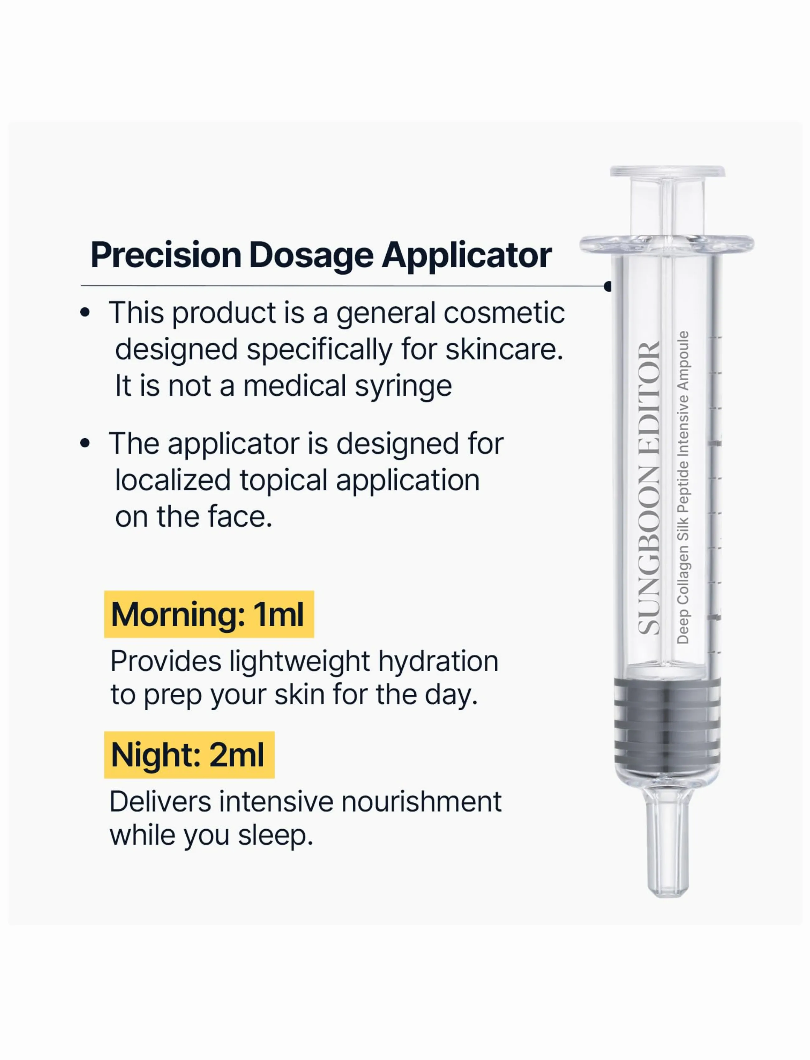 Sungboon Editor Deep Collagen Silk Peptide Intensive Ampoule - Kosmetika vyrams - CLEAR / undefined