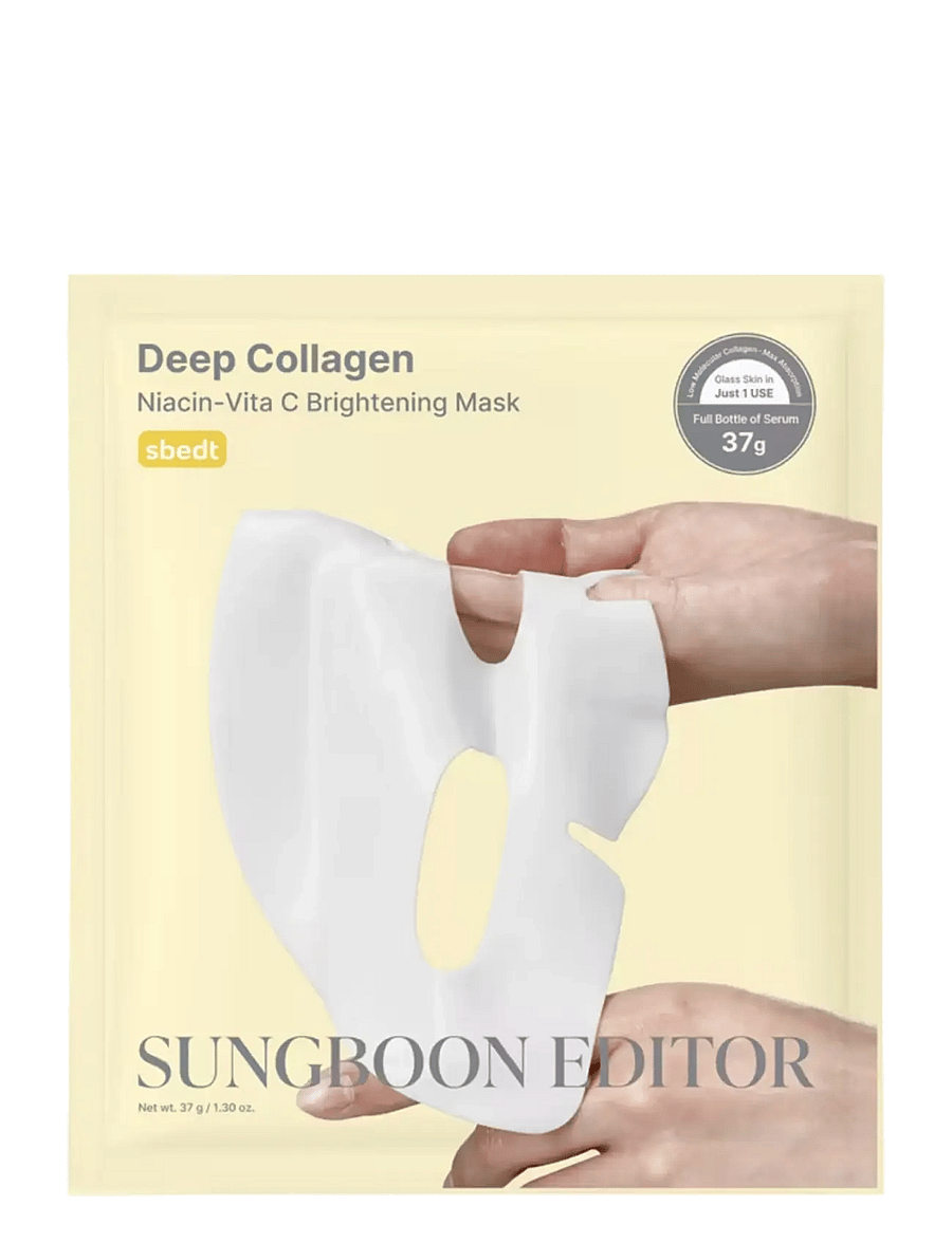 Sungboon Editor - Deep Collagen Niacin Vita C Brightening Mask - lehtmaskid - clear - 1